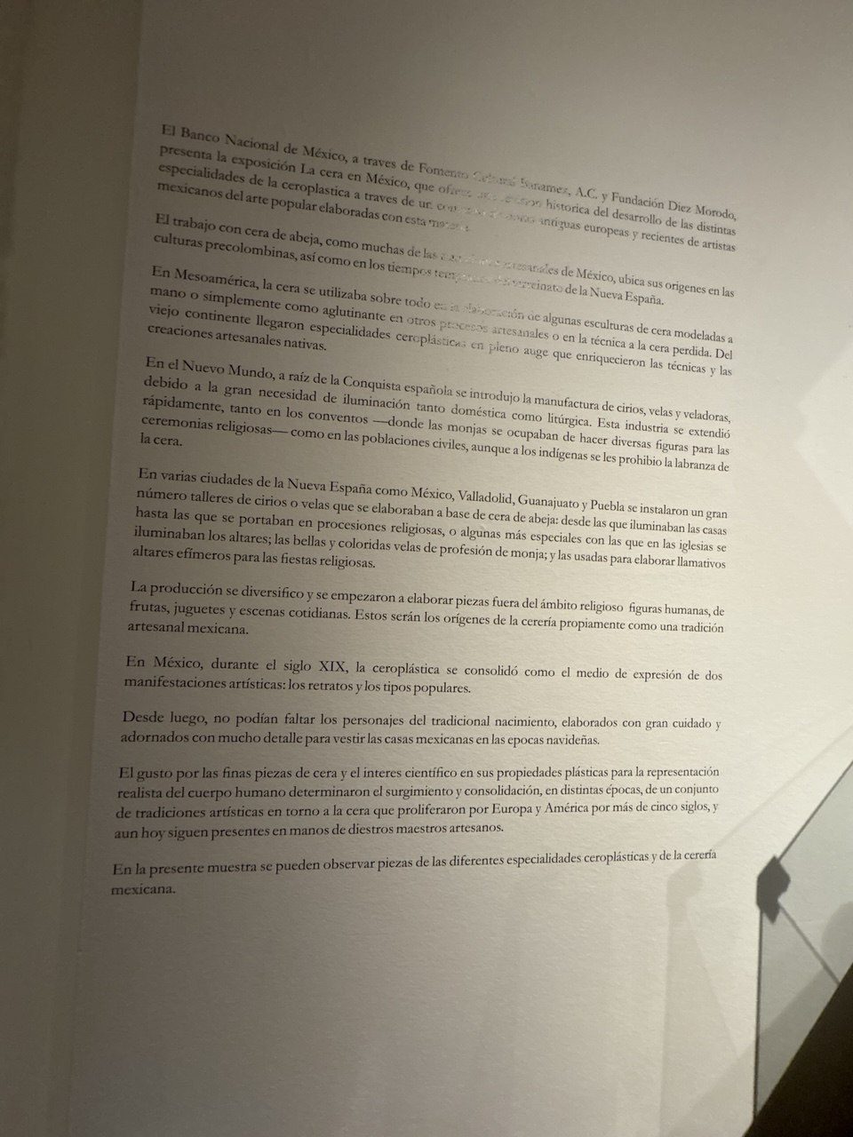 Arte en Cera. Fotografía: Alcanzando el Conocimiento.