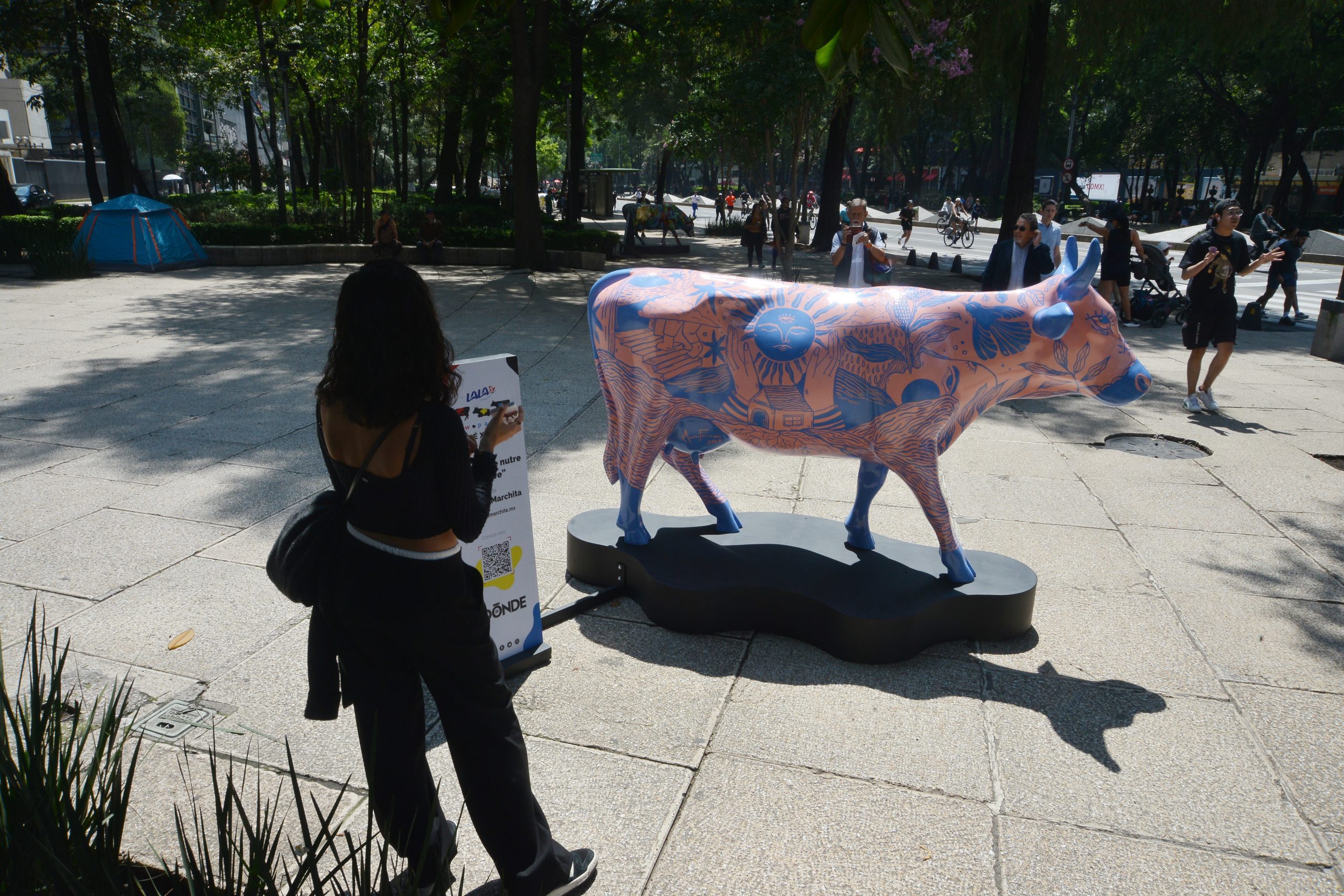 CowParade CDMX 2025. Fotografía: Benjamín Flores.