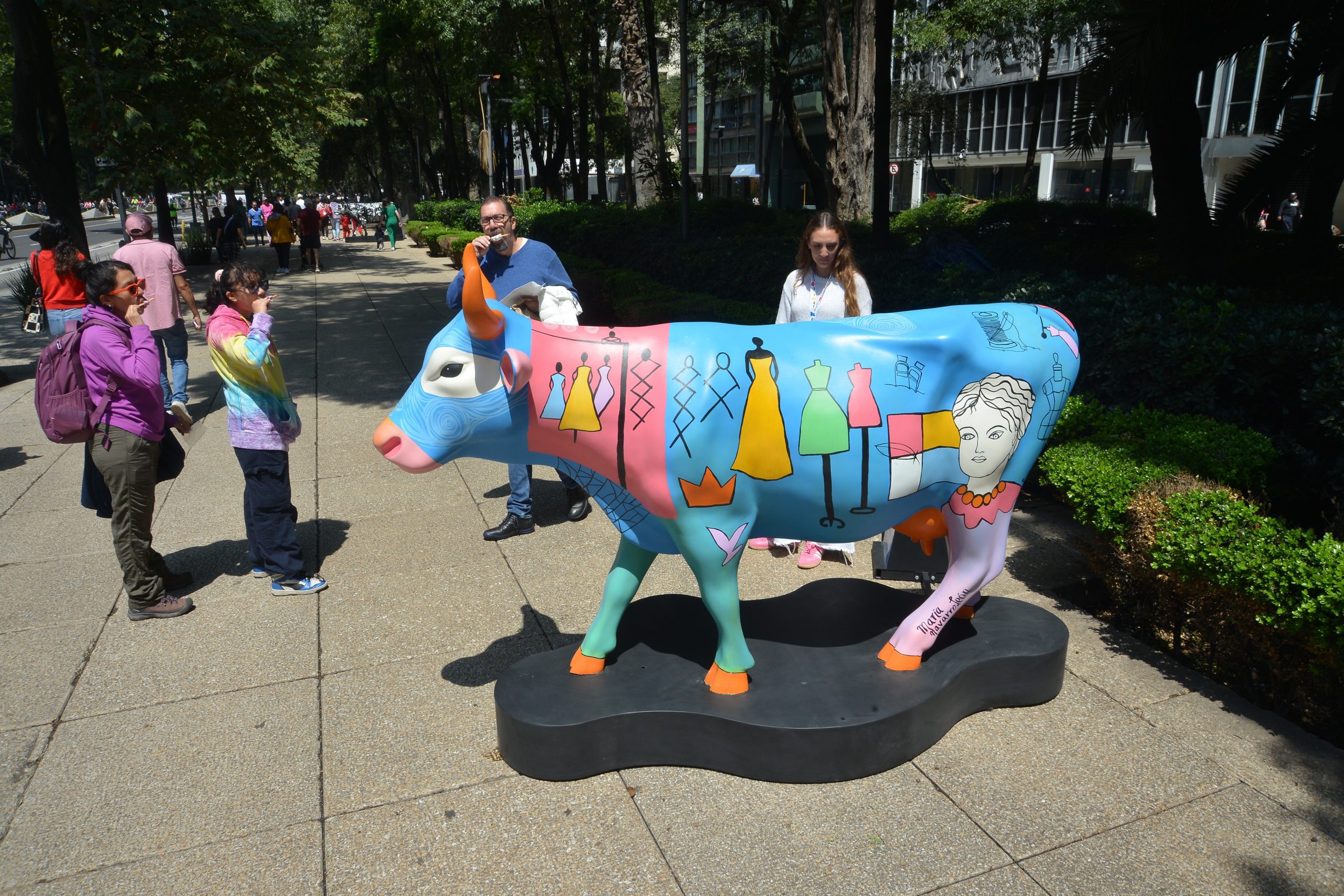 CowParade CDMX 2025. Fotografía: Benjamín Flores.