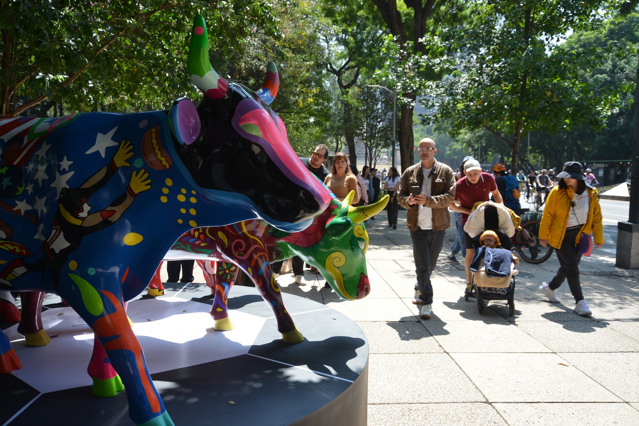 CowParade CDMX 2025. Fotografía: Benjamín Flores.
