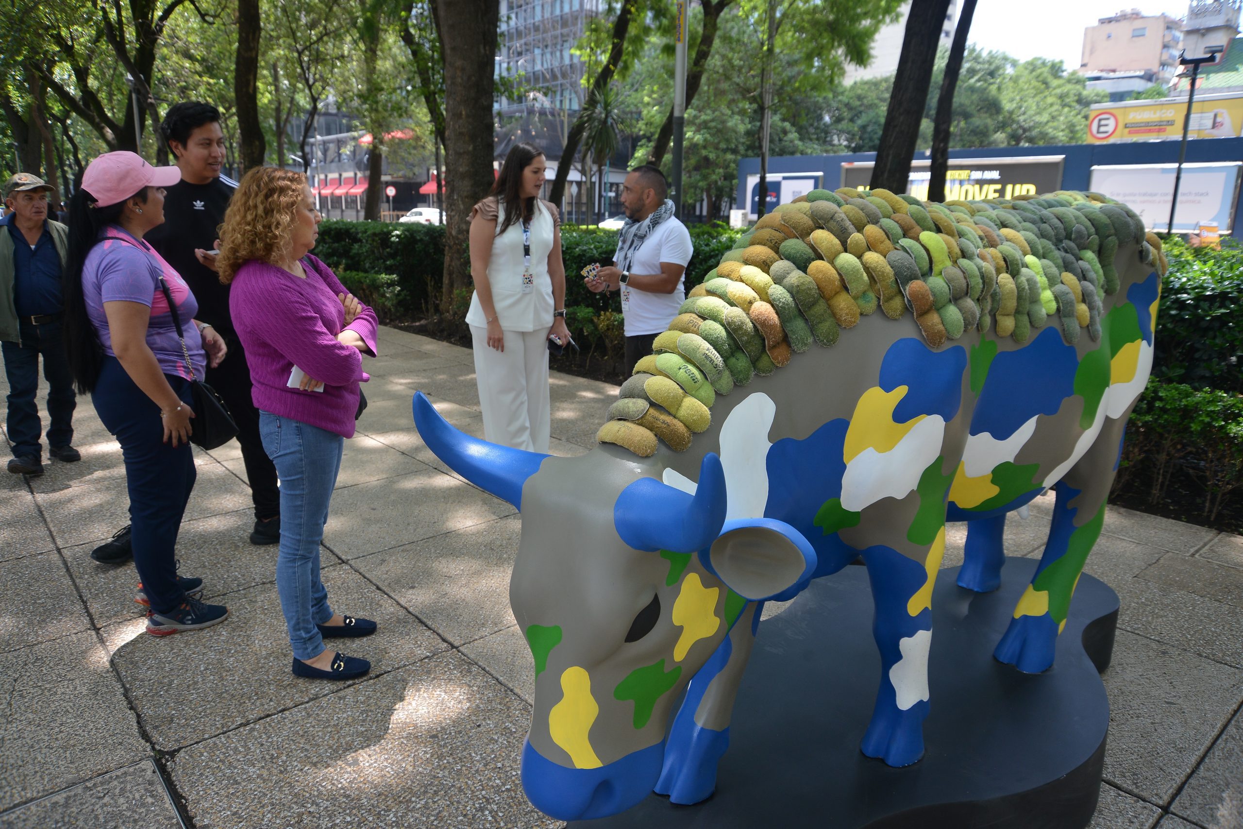CowParade CDMX 2025. Fotografía: Benjamín Flores.