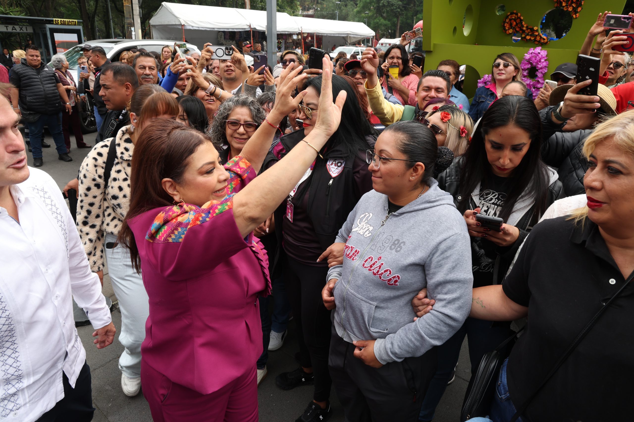 Feria de las Flores en alcaldía Álvaro Obregón. Fotografía: La Isabel.