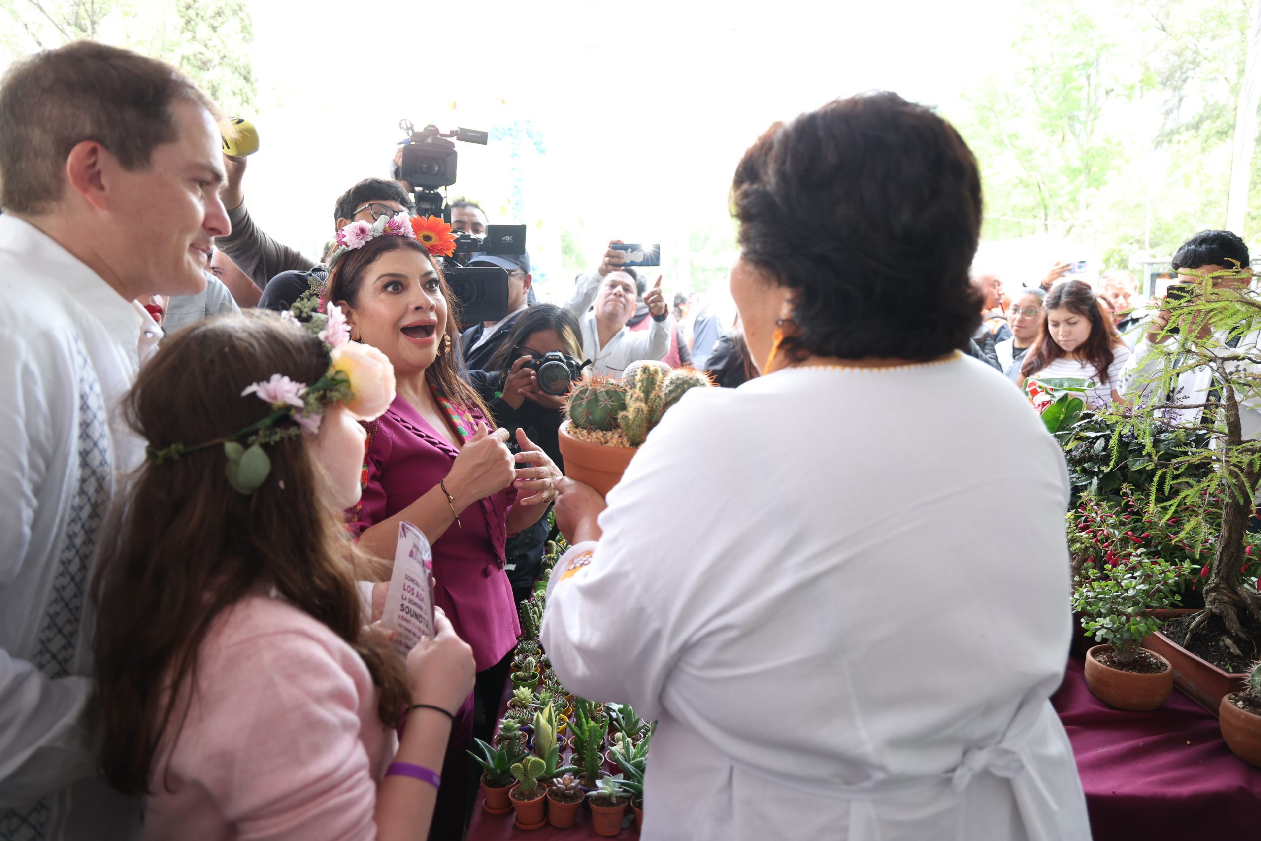 Feria de las Flores en alcaldía Álvaro Obregón. Fotografía: La Isabel.