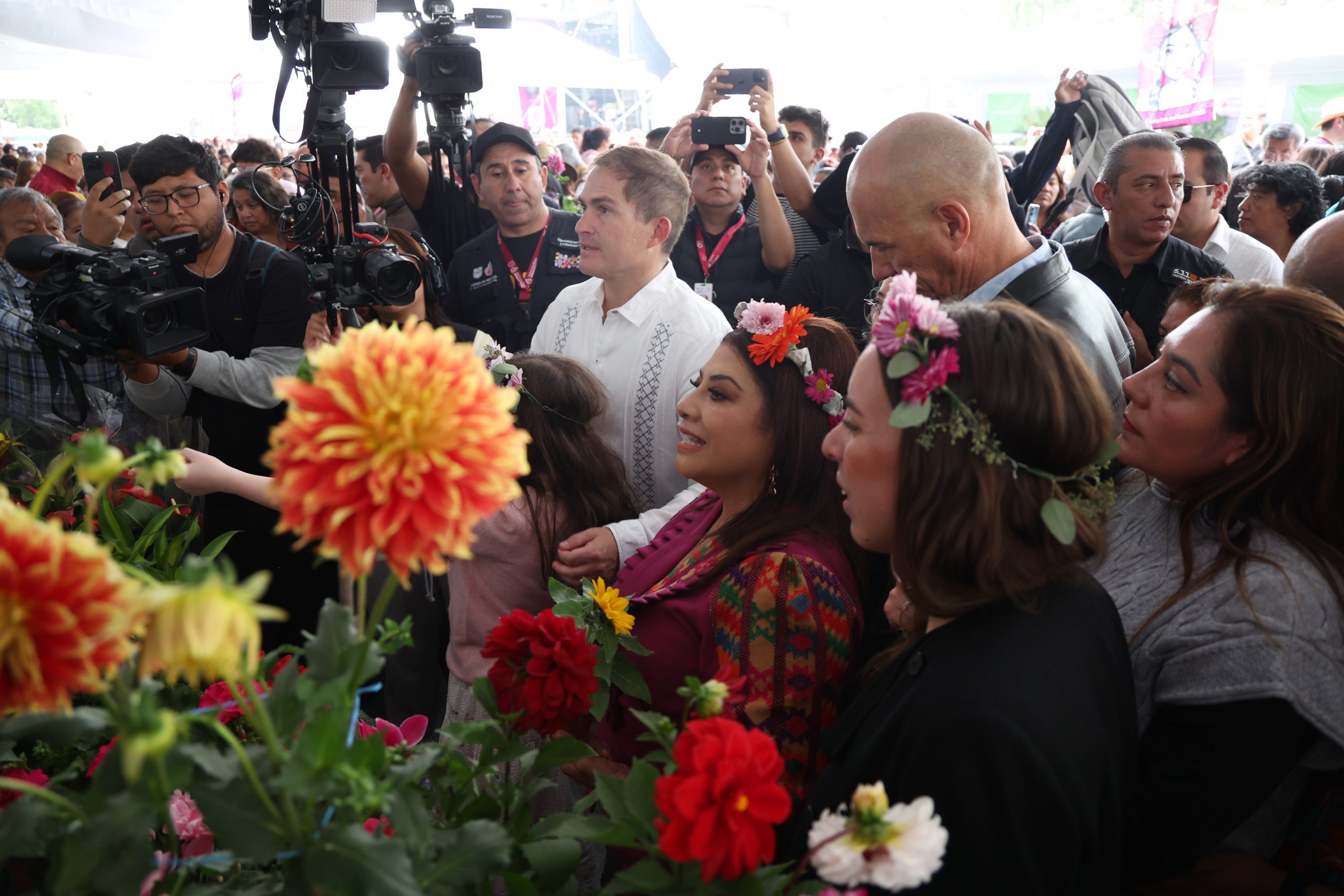 Feria de las Flores en alcaldía Álvaro Obregón. Fotografía: La Isabel.