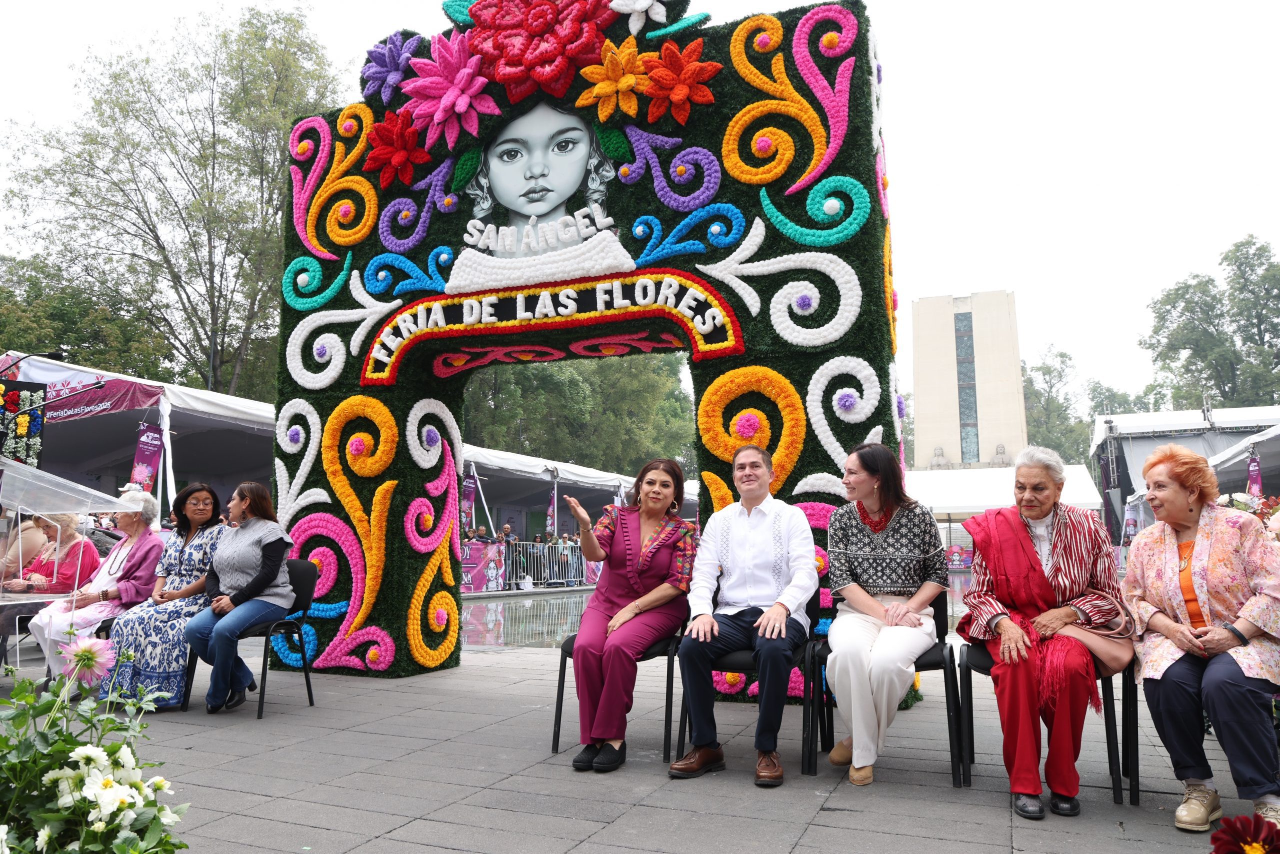 Feria de las Flores en alcaldía Álvaro Obregón. Fotografía: La Isabel.