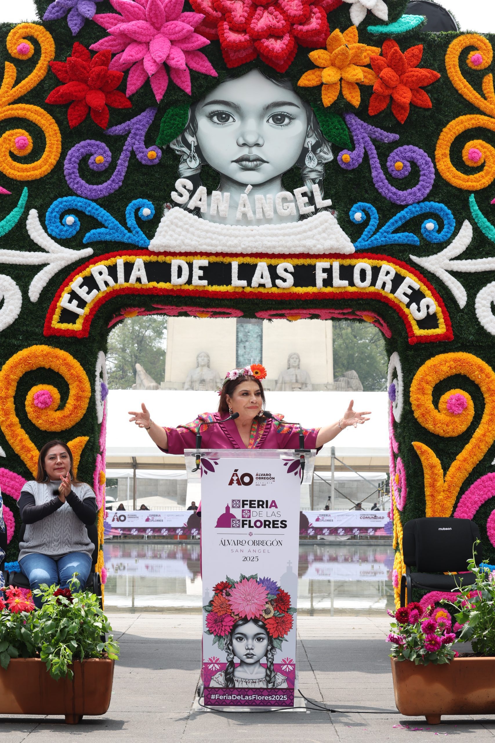 Feria de las Flores en alcaldía Álvaro Obregón. Fotografía: La Isabel.