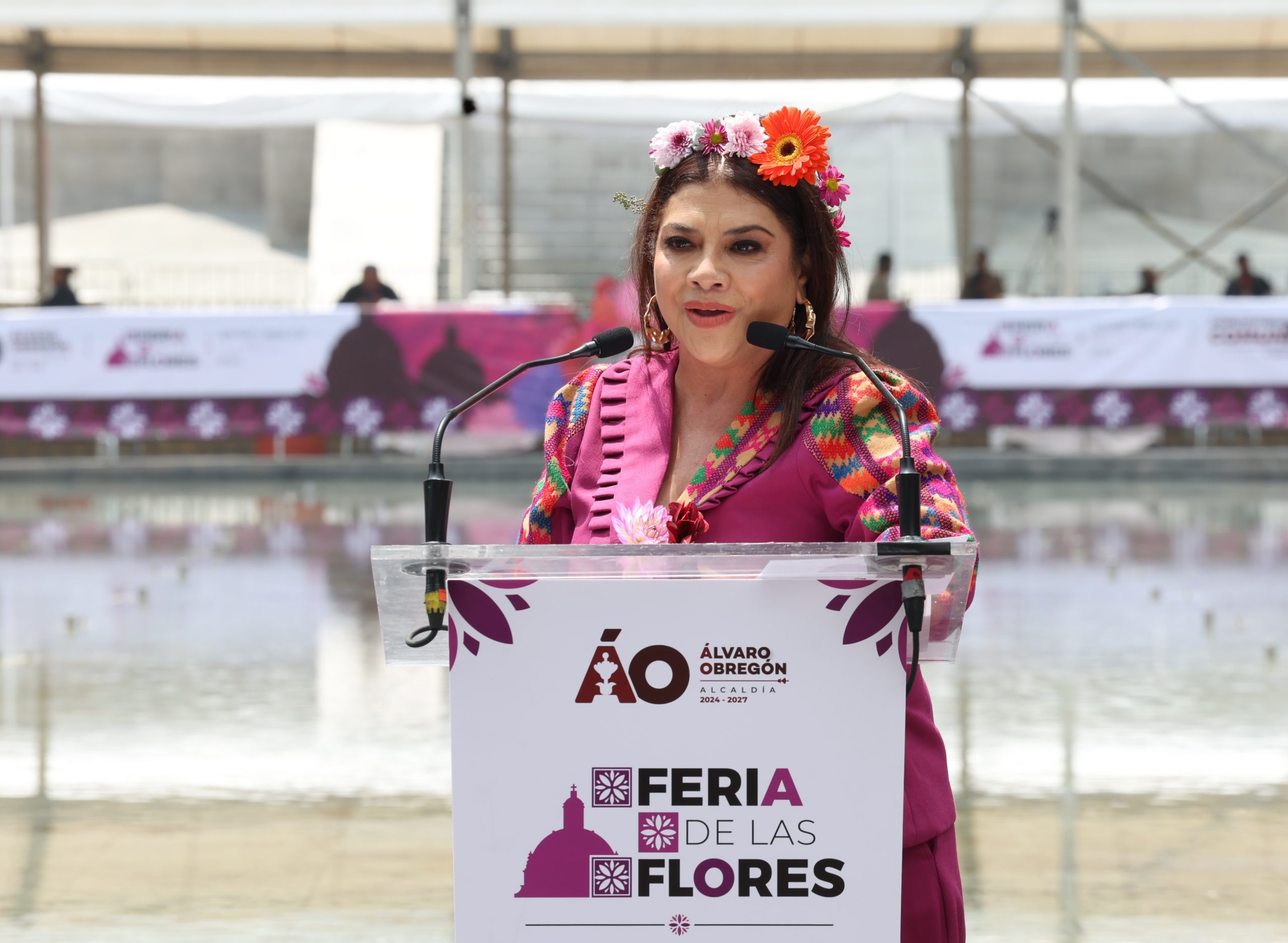 Feria de las Flores en alcaldía Álvaro Obregón. Fotografía: La Isabel.