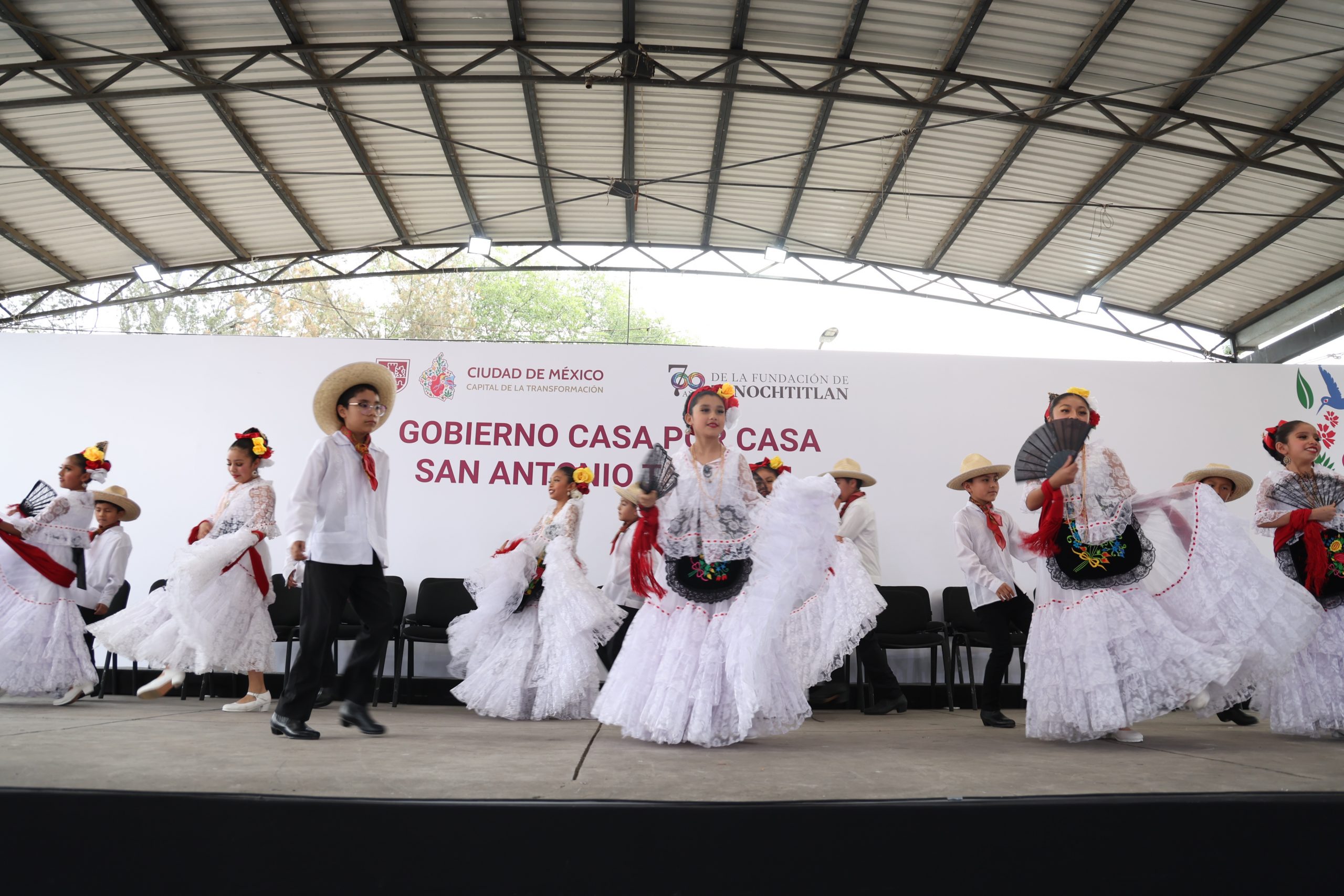 Programa Casa por Casa, en la colonia San Antonio Tecómitl, Alcaldía Milpa Alta. Fotografía: La Isabel.
