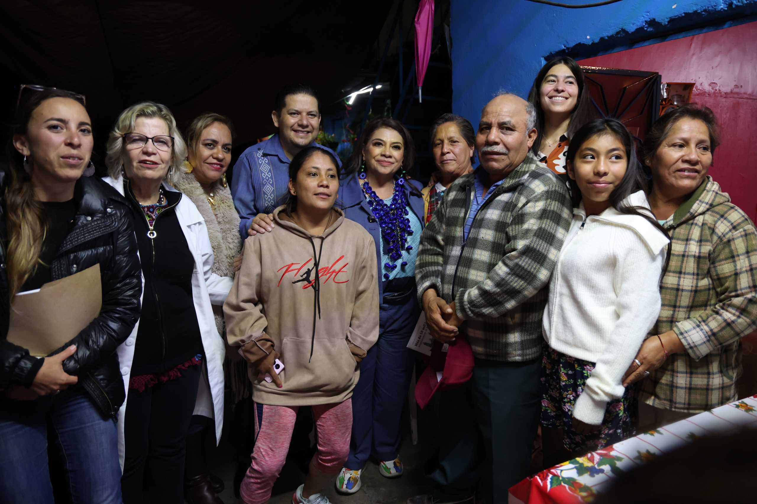 Programa Casa por Casa, en la colonia San Antonio Tecómitl, Alcaldía Milpa Alta. Fotografía: La Isabel.