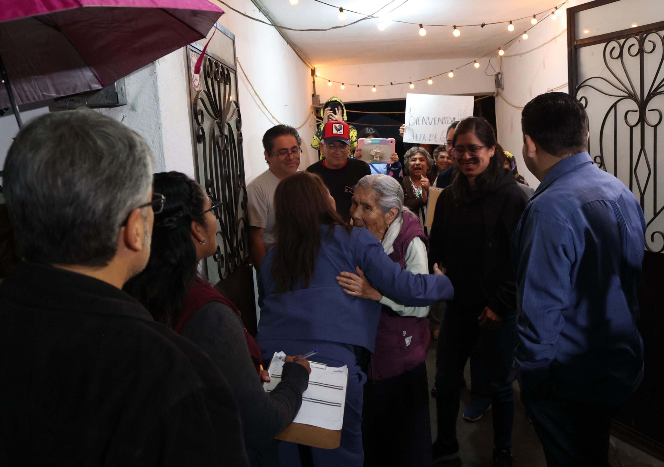 Programa Casa por Casa, en la colonia San Antonio Tecómitl, Alcaldía Milpa Alta. Fotografía: La Isabel.