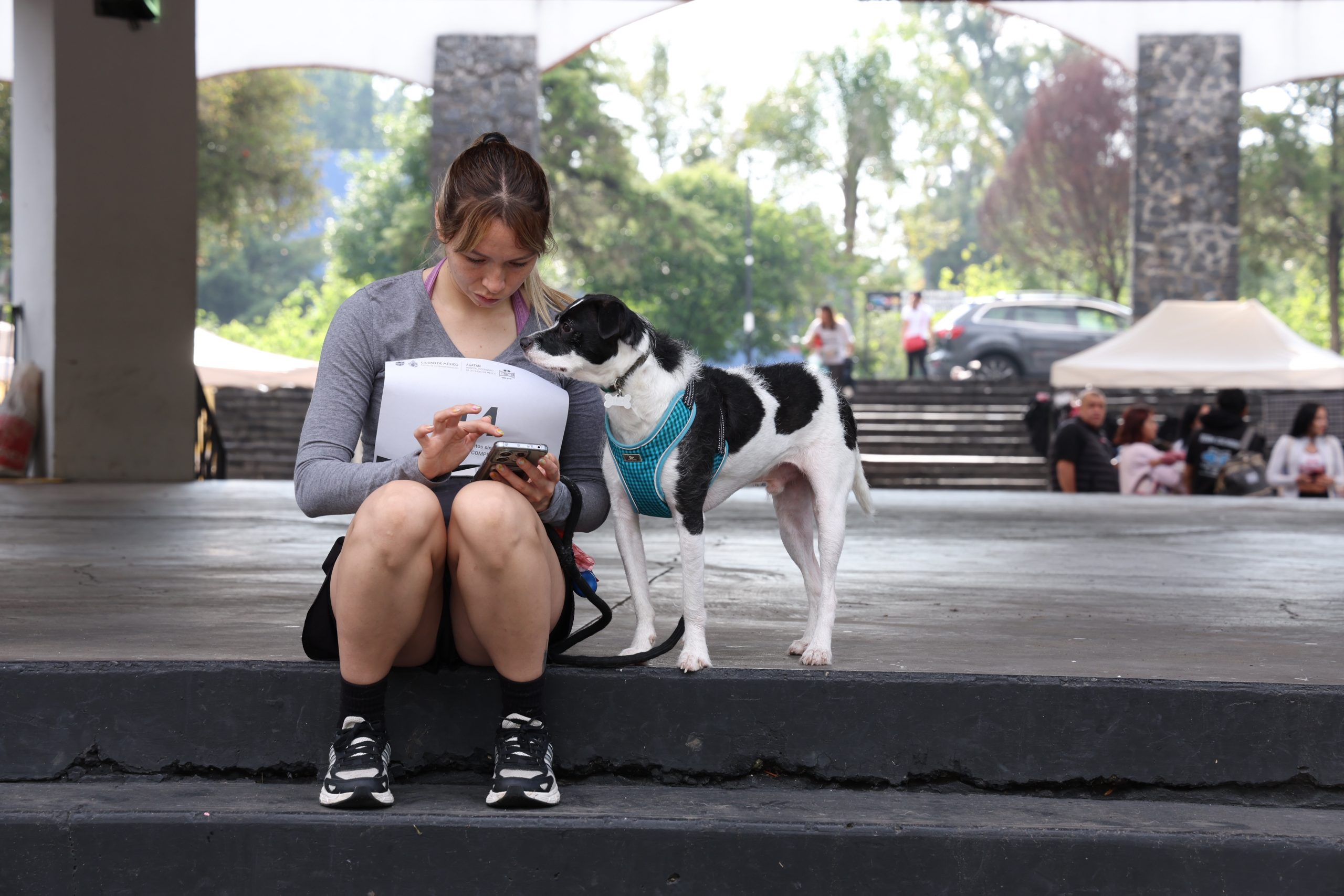 Carrera Amar es Adoptar, en la Alameda Sur, Alcaldía Coyoacán. Fotografía: Benjamín Flores.