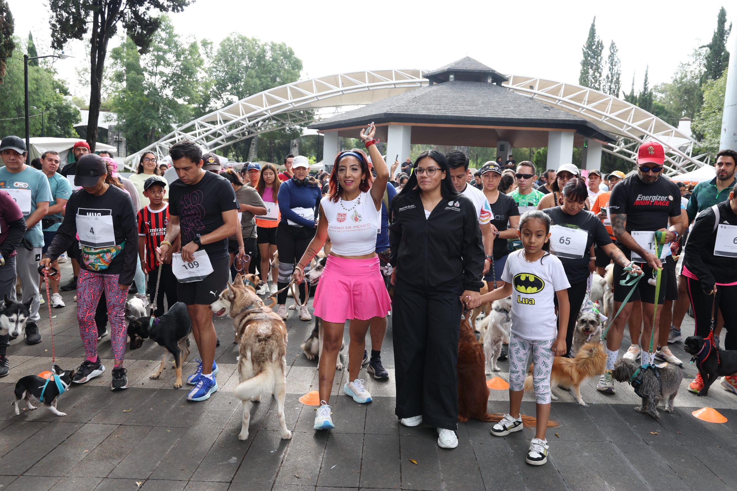 Carrera Amar es Adoptar, en la Alameda Sur, Alcaldía Coyoacán. Fotografía: Benjamín Flores.