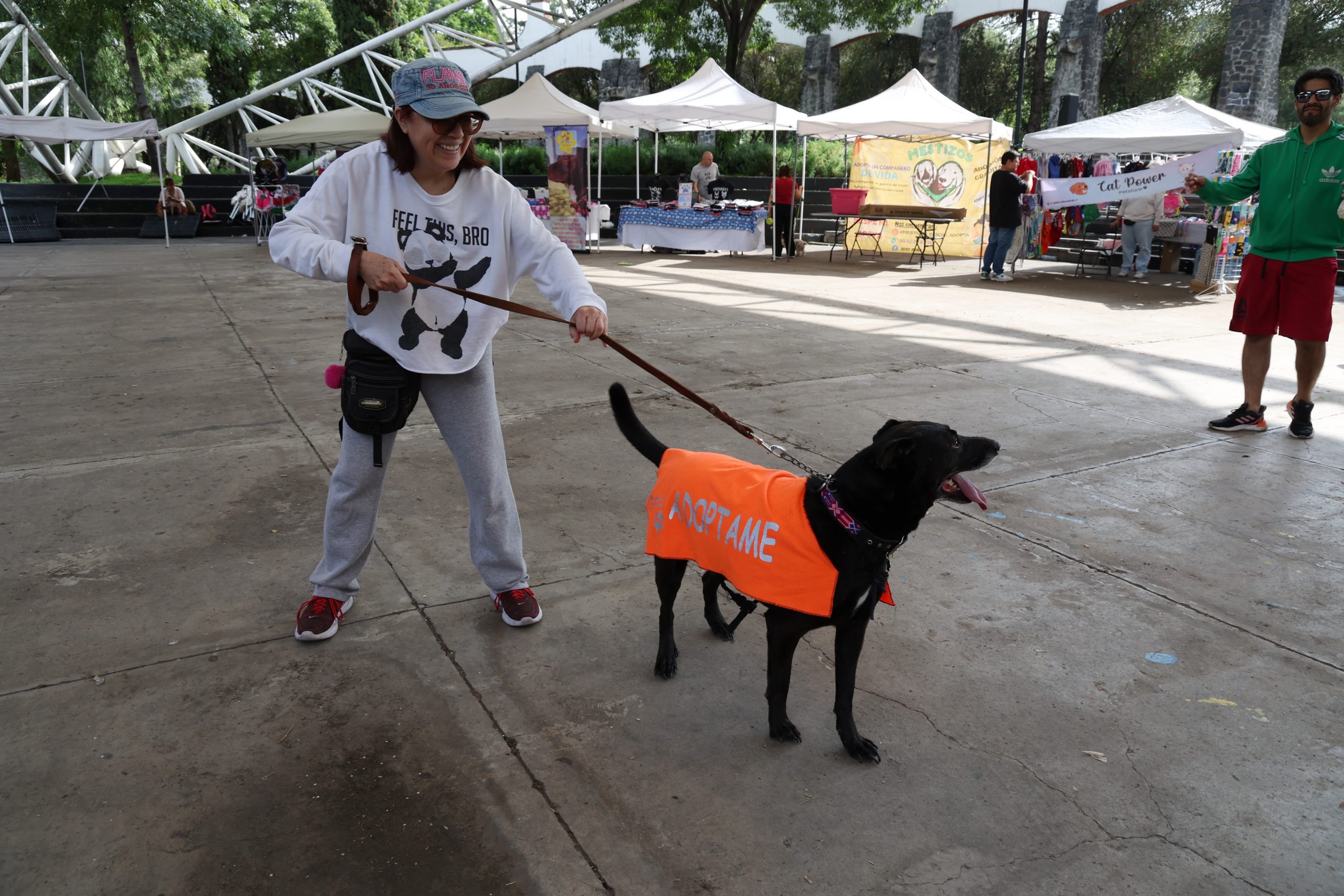Carrera Amar es Adoptar, en la Alameda Sur, Alcaldía Coyoacán. Fotografía: Benjamín Flores.