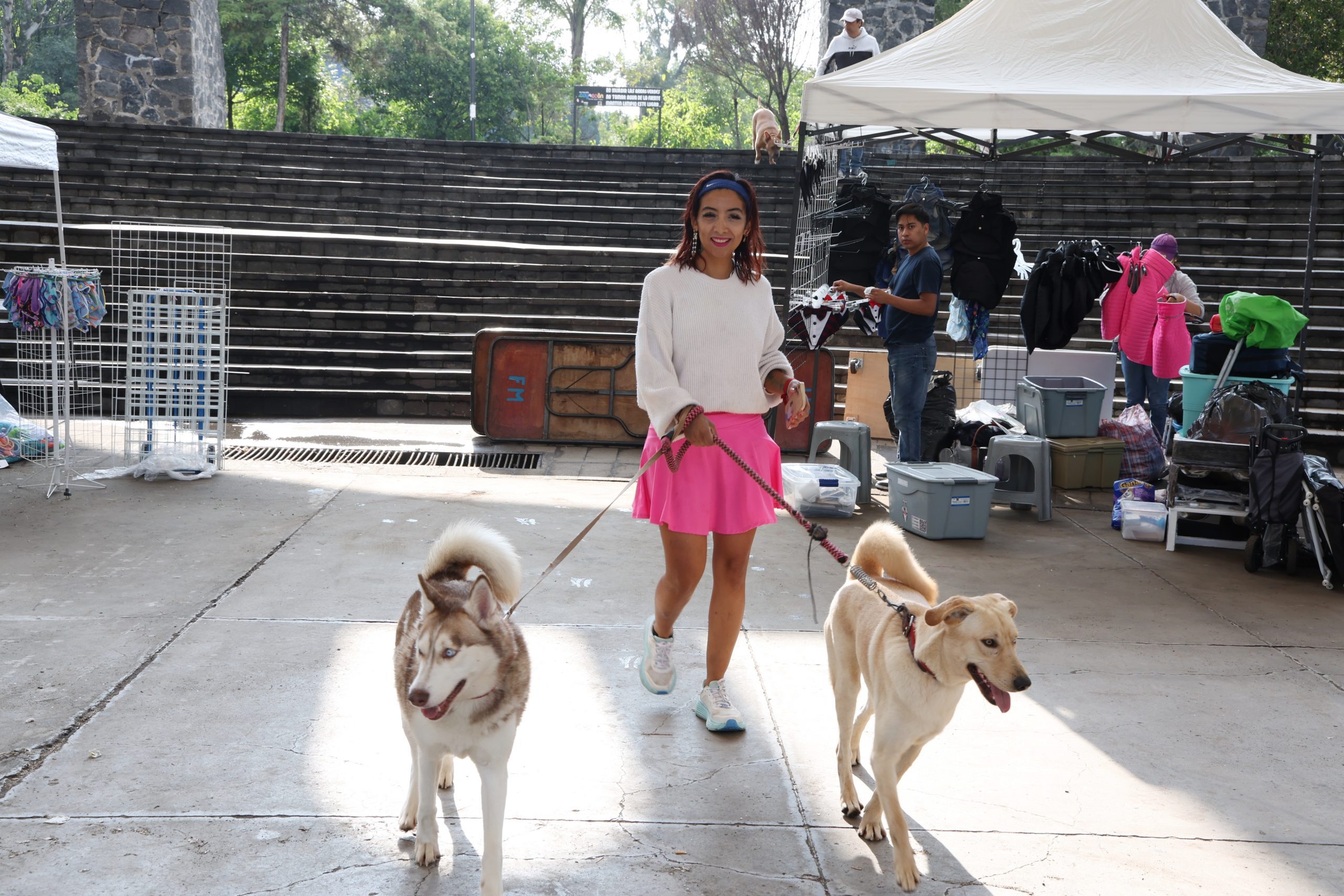 Carrera Amar es Adoptar, en la Alameda Sur, Alcaldía Coyoacán. Fotografía: Benjamín Flores.