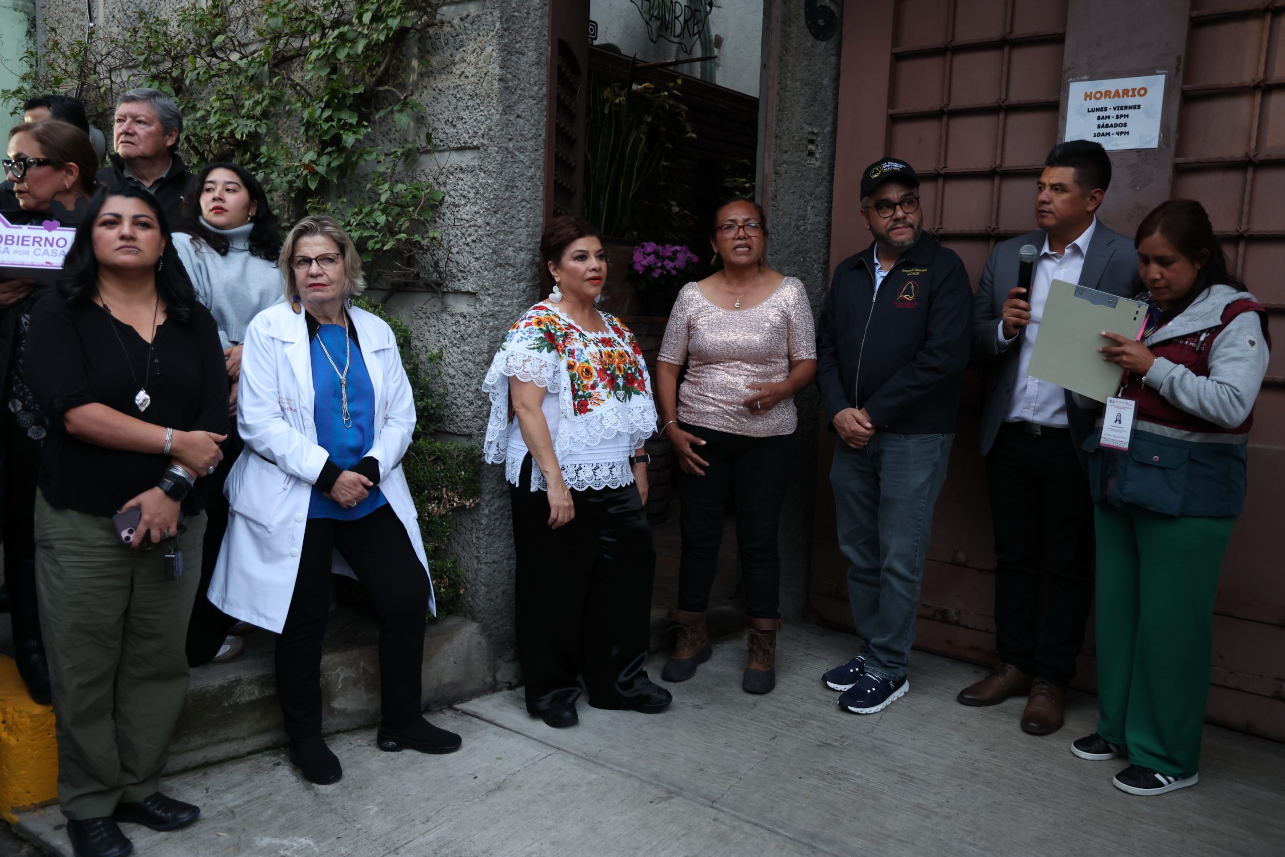 Programa Casa por Casa en la Alcaldía Magdalena Contreras. Fotografía: La Isabel.