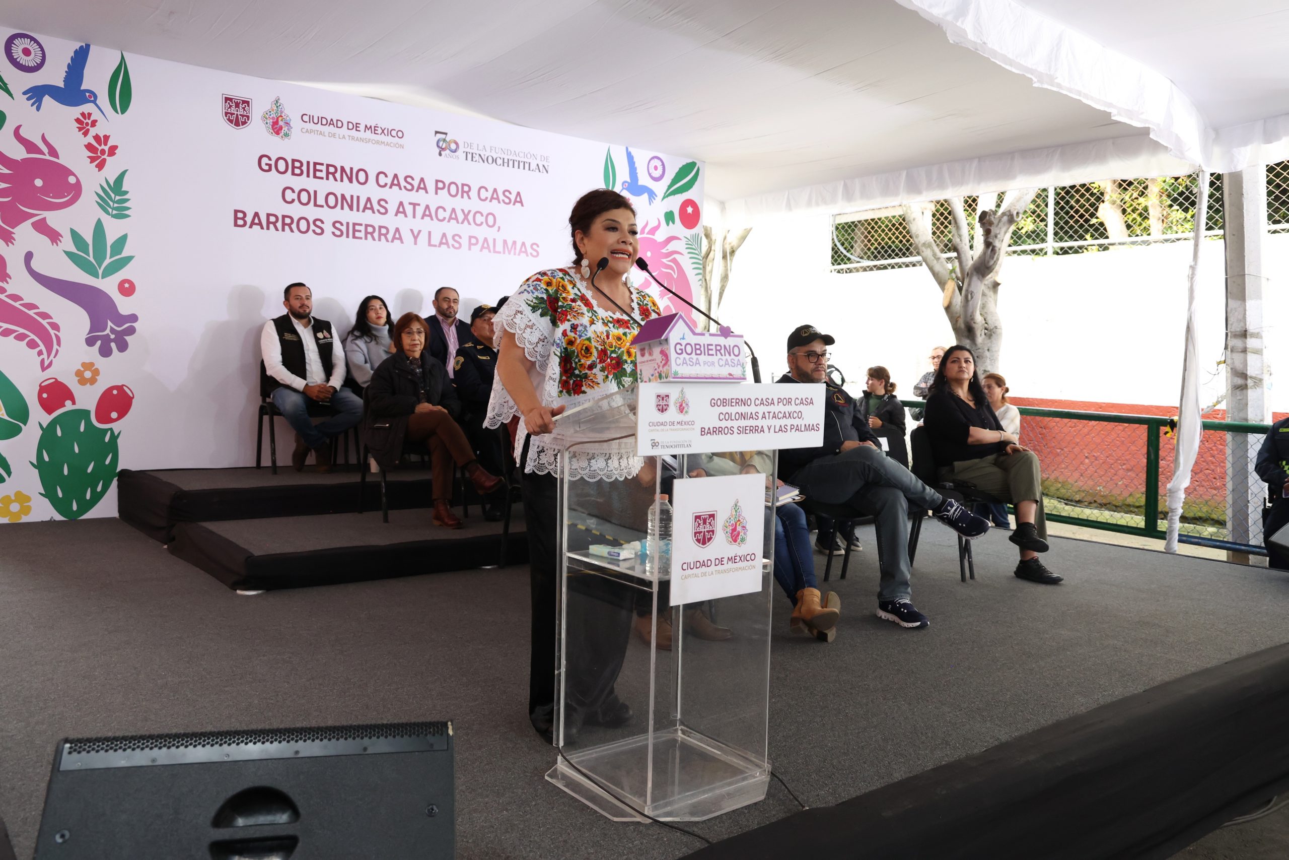 Programa Casa por Casa en la Alcaldía Magdalena Contreras. Fotografía: La Isabel.