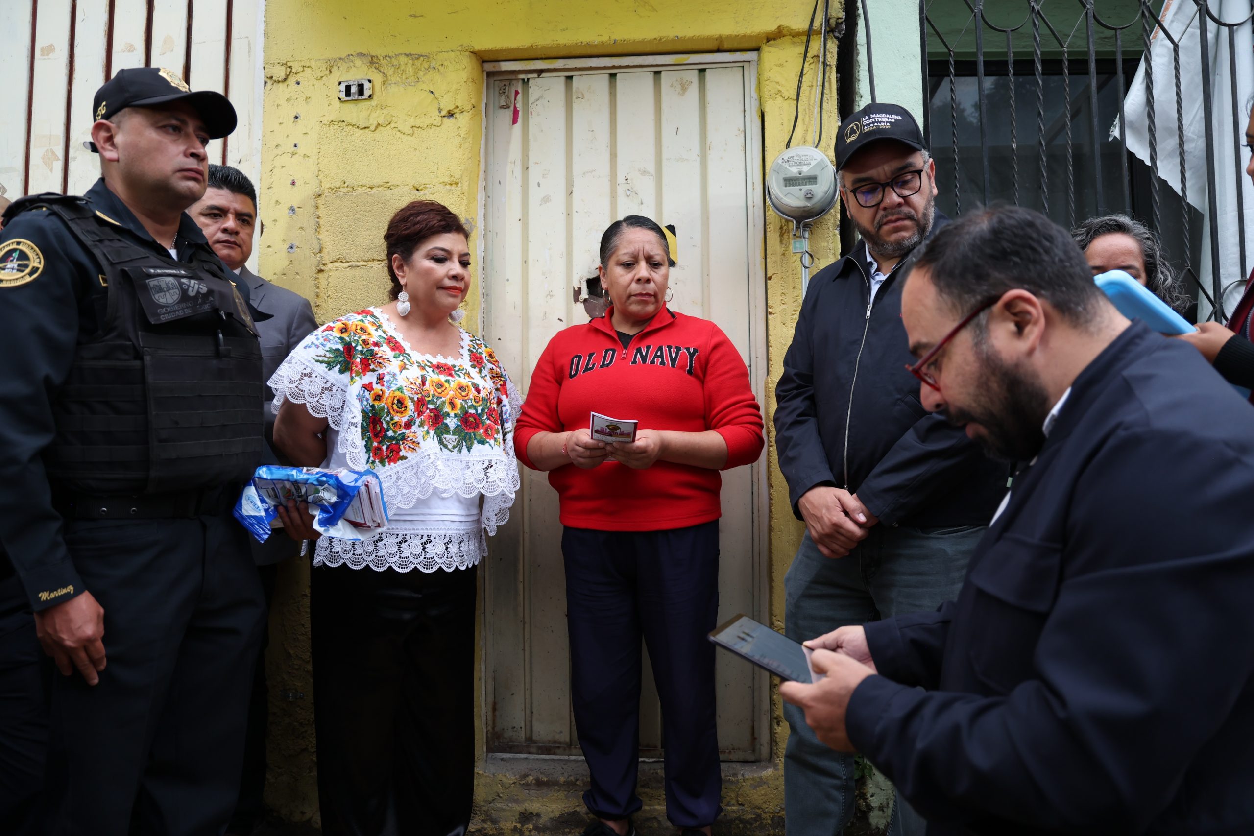 Programa Casa por Casa en la Alcaldía Magdalena Contreras. Fotografía: La Isabel.