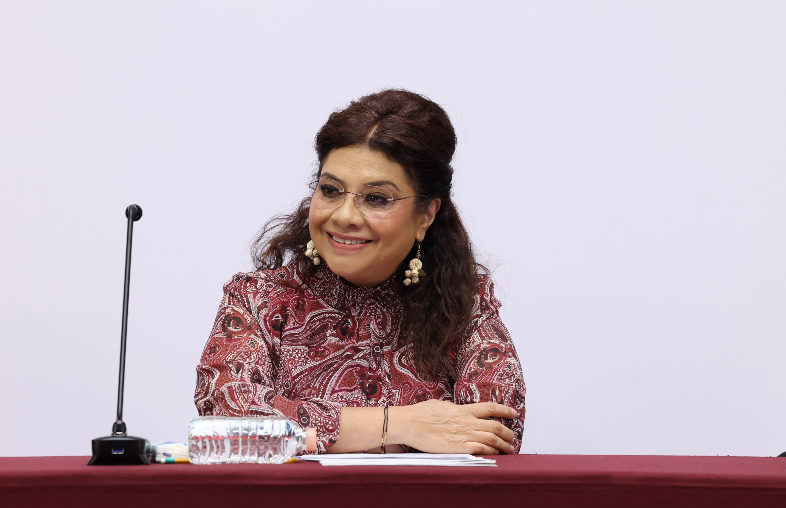 Informe de seguridad. Clara Brugada, Jefa de Gobierno de la Ciudad de México. Fotografía: La Isabel.