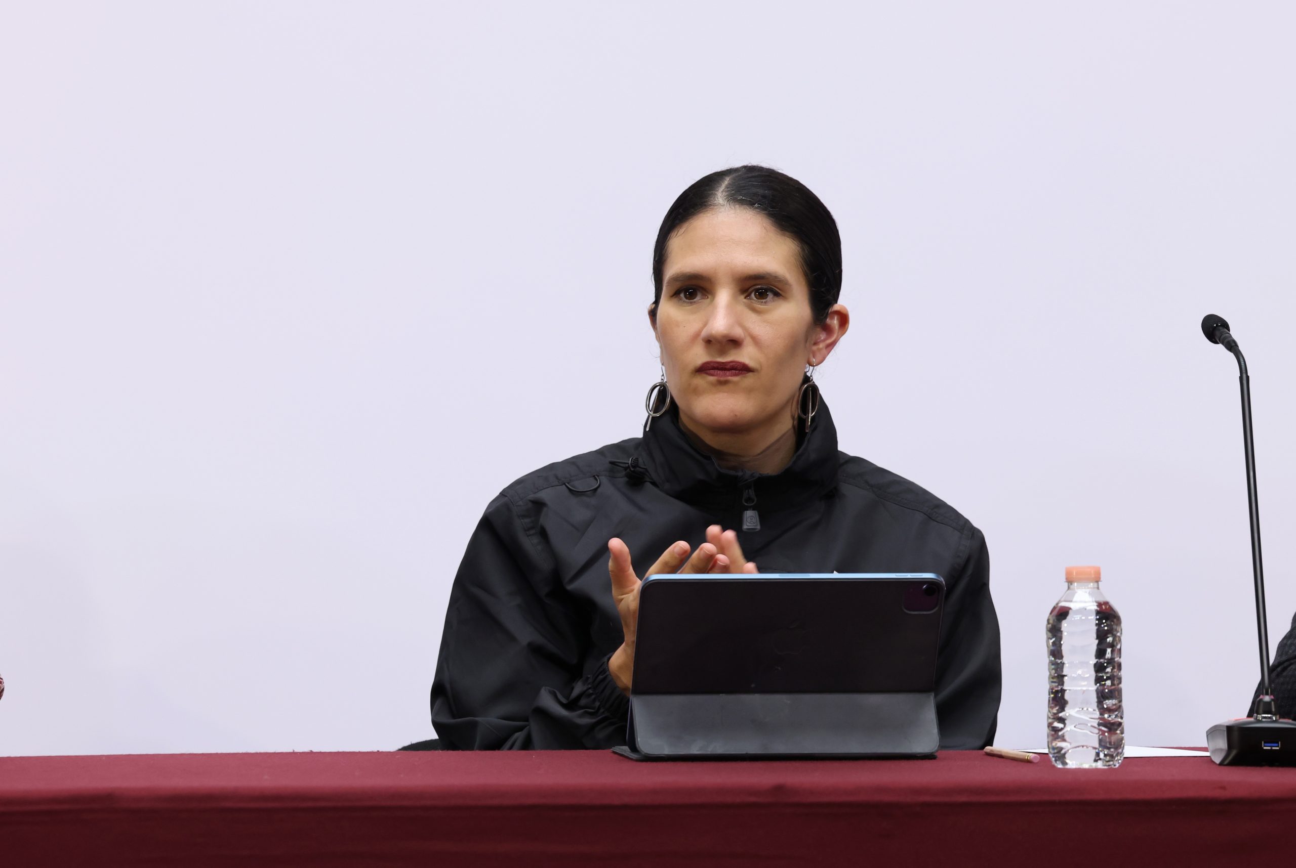 Informe de seguridad. Clara Brugada, Jefa de Gobierno de la Ciudad de México. Fotografía: La Isabel.