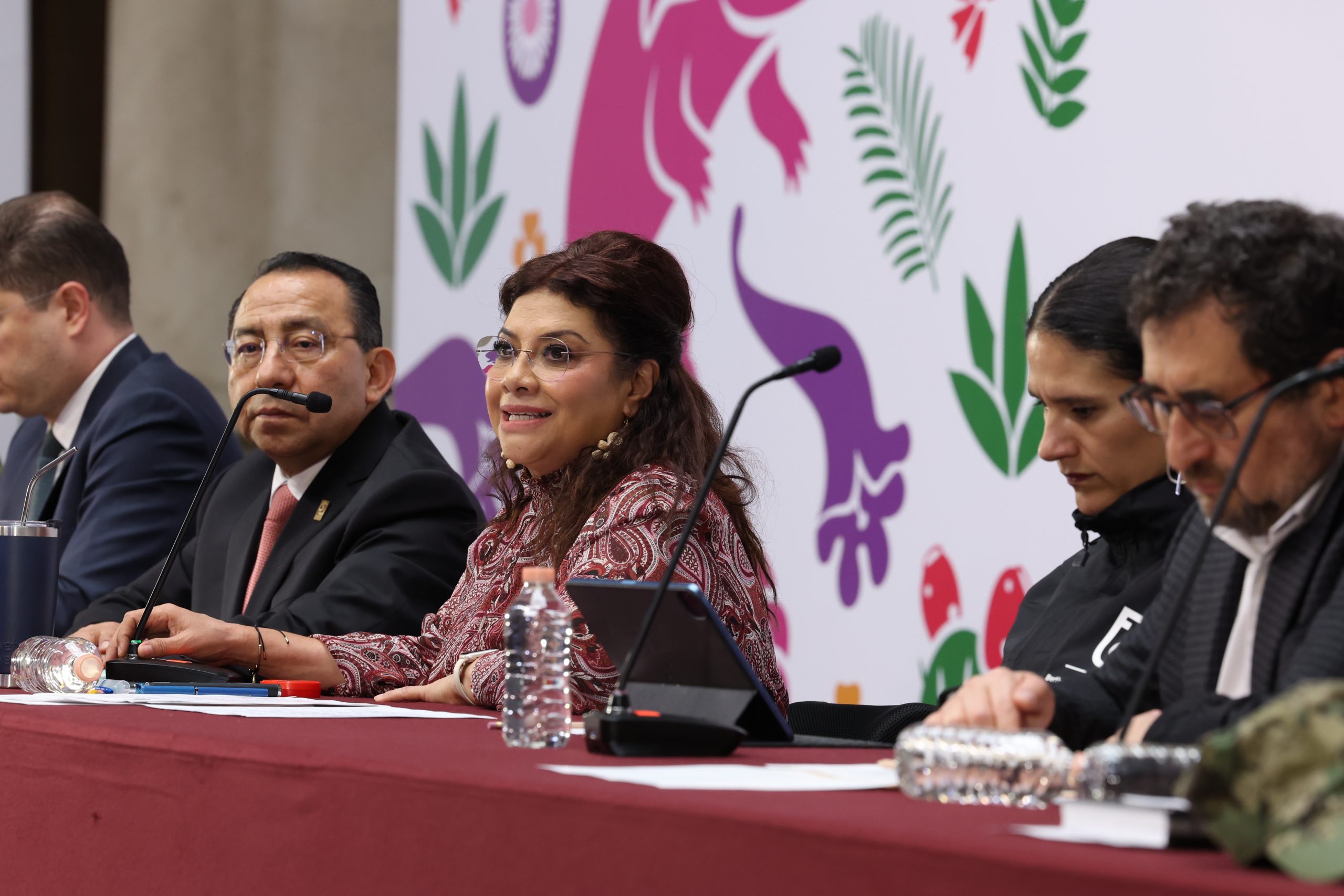 Informe de seguridad. Clara Brugada, Jefa de Gobierno de la Ciudad de México. Fotografía: La Isabel.