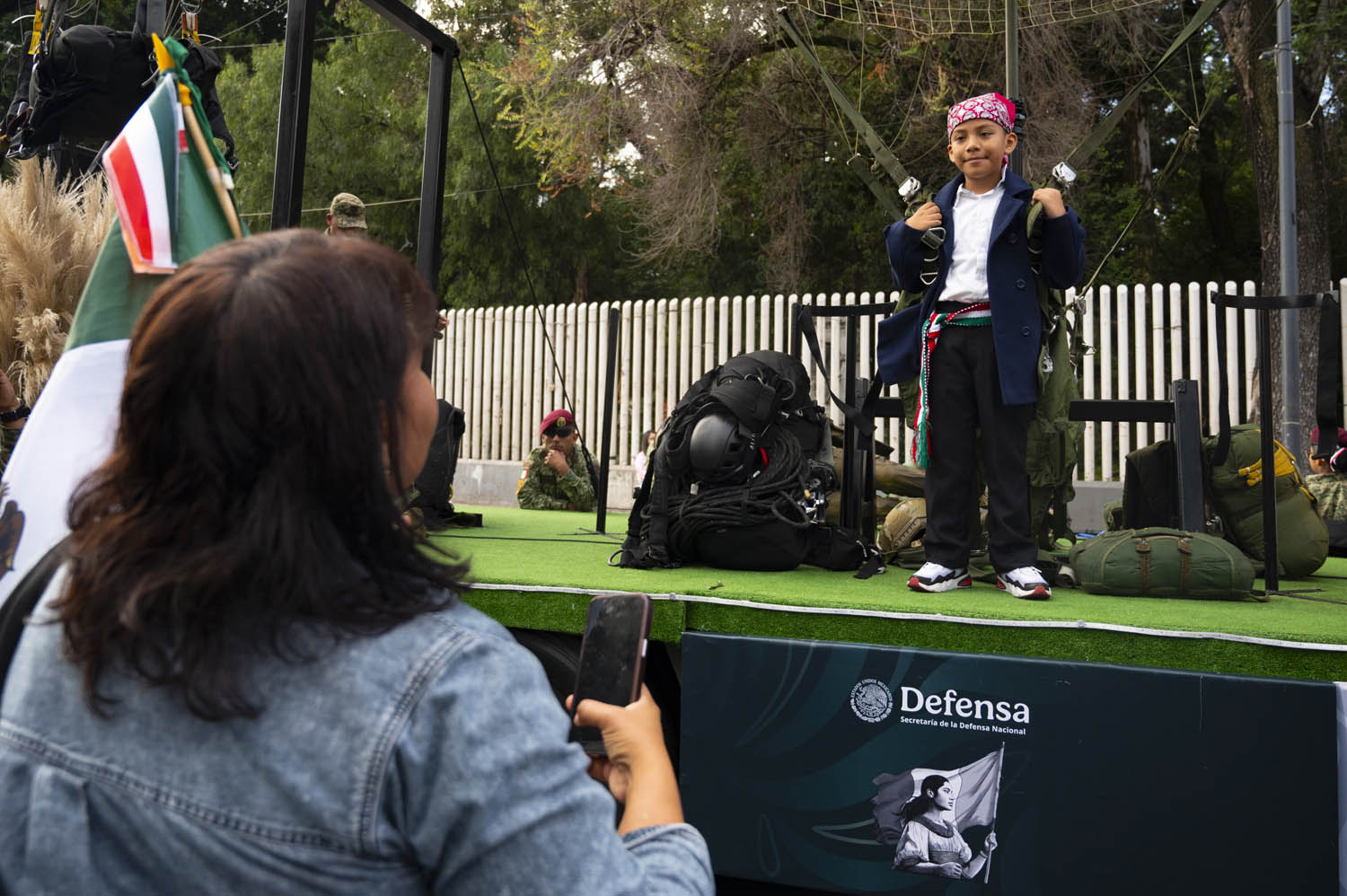 Cuauhtémoc, Ciudad de México. 16 de septiembre 2025. La presidenta constitucional de los Estados Unidos Mexicanos, la Doctora Claudia Sheinbaum Pardo  preside el Desfile Cívico Militar. Foto: /Presidencia