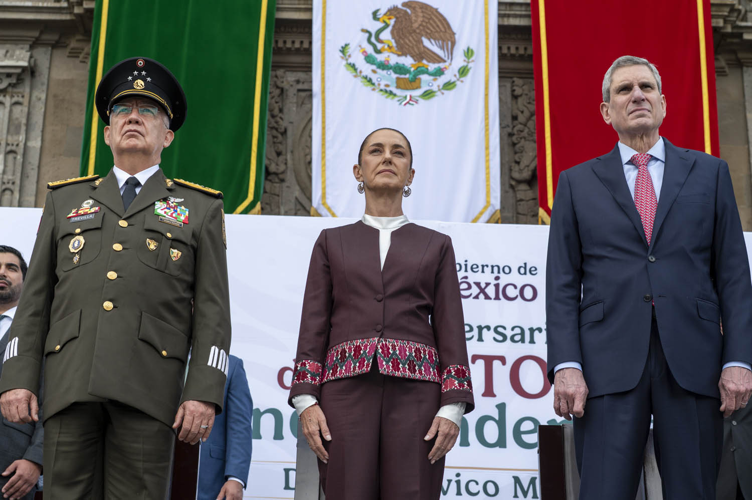 Cuauhtémoc, Ciudad de México. 16 de septiembre 2025. La presidenta constitucional de los Estados Unidos Mexicanos, la Doctora Claudia Sheinbaum Pardo  preside el Desfile Cívico Militar. Foto: /Presidencia