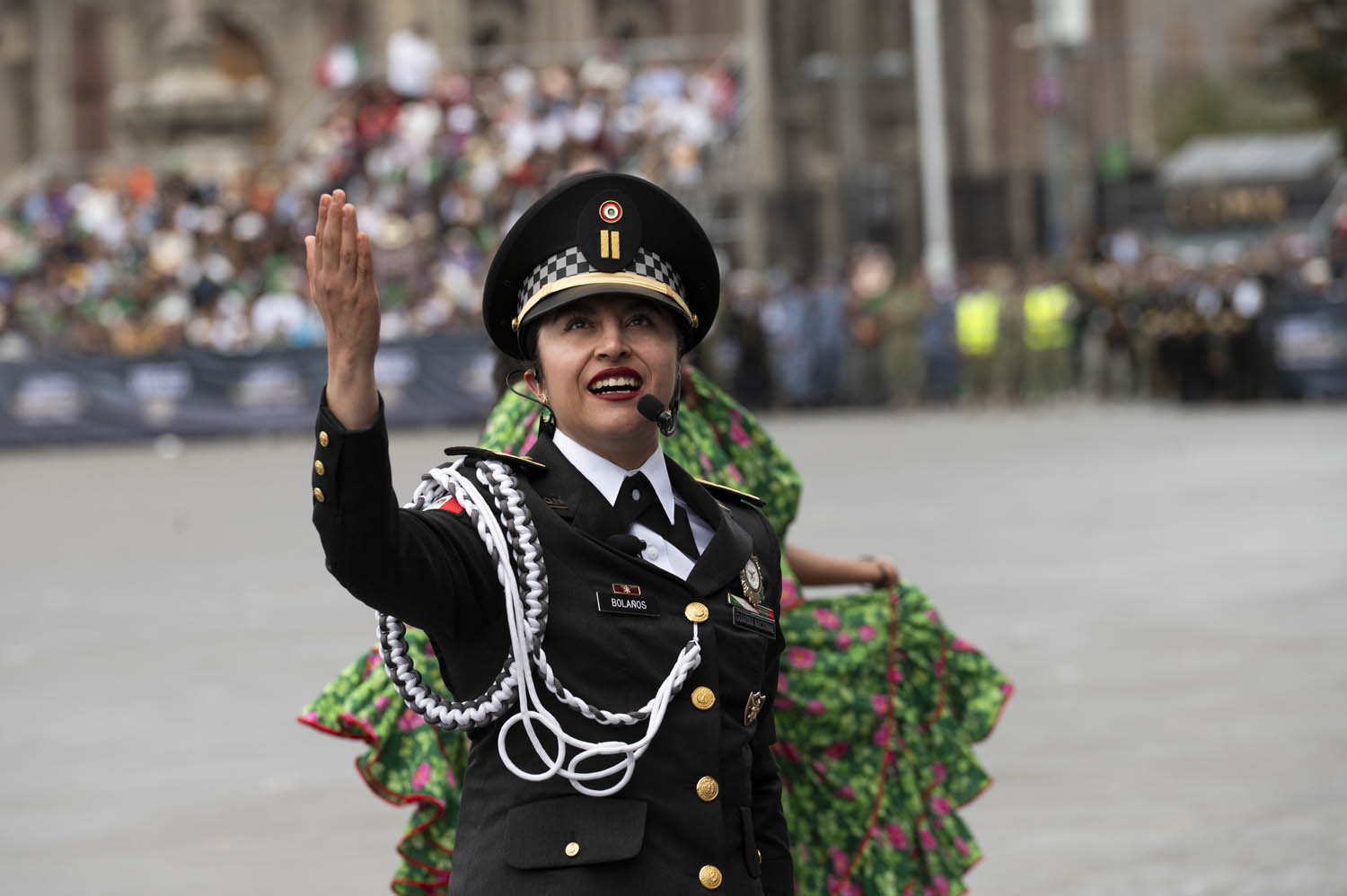 Cuauhtémoc, Ciudad de México. 16 de septiembre 2025. La presidenta constitucional de los Estados Unidos Mexicanos, la Doctora Claudia Sheinbaum Pardo  preside el Desfile Cívico Militar. Foto: /Presidencia