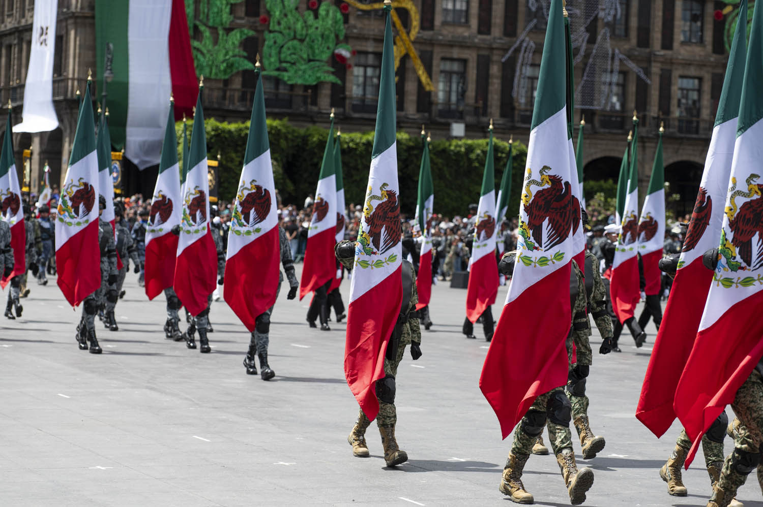 Cuauhtémoc, Ciudad de México. 16 de septiembre 2025. La presidenta constitucional de los Estados Unidos Mexicanos, la Doctora Claudia Sheinbaum Pardo  preside el Desfile Cívico Militar. Foto: /Presidencia