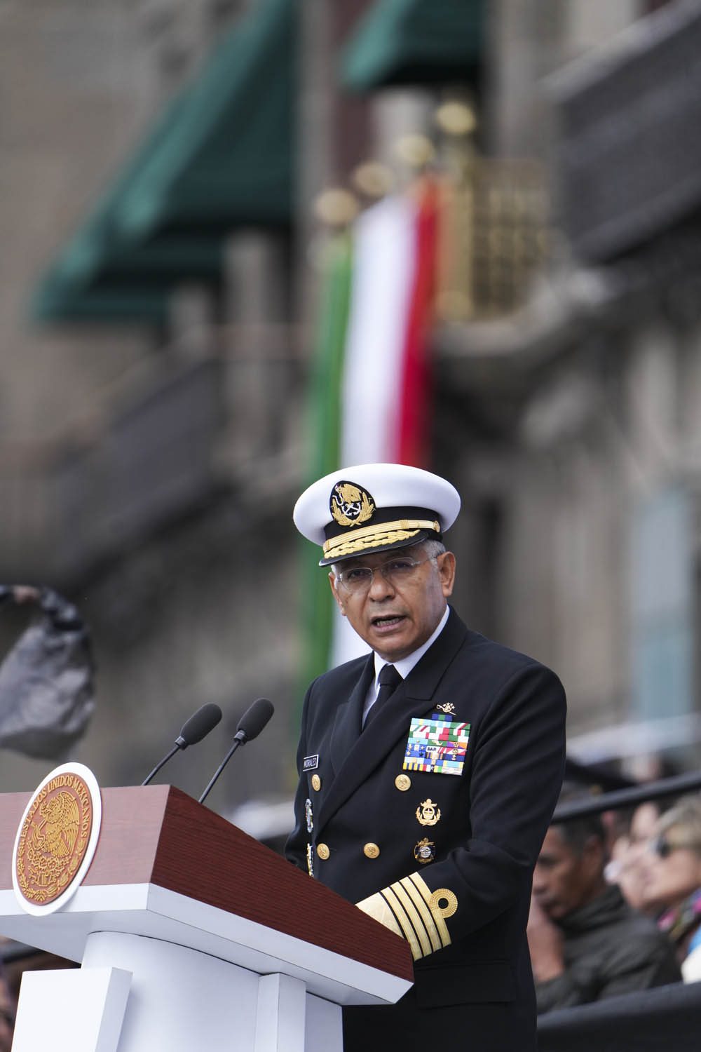 Cuauhtémoc, Ciudad de México. 16 de septiembre 2025. La presidenta constitucional de los Estados Unidos Mexicanos, la Doctora Claudia Sheinbaum Pardo  preside el Desfile Cívico Militar. Foto: /Presidencia