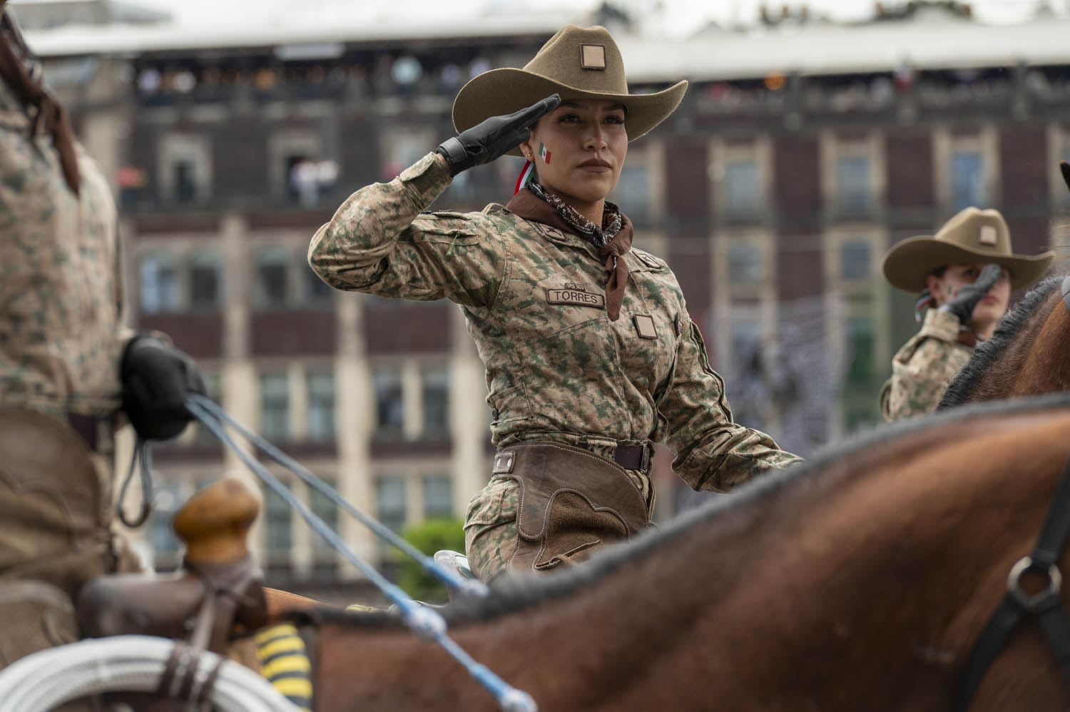 Cuauhtémoc, Ciudad de México. 16 de septiembre 2025. La presidenta constitucional de los Estados Unidos Mexicanos, la Doctora Claudia Sheinbaum Pardo  preside el Desfile Cívico Militar. Foto: /Presidencia