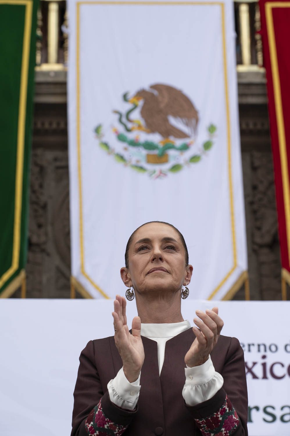 Cuauhtémoc, Ciudad de México. 16 de septiembre 2025. La presidenta constitucional de los Estados Unidos Mexicanos, la Doctora Claudia Sheinbaum Pardo  preside el Desfile Cívico Militar. Foto: /Presidencia