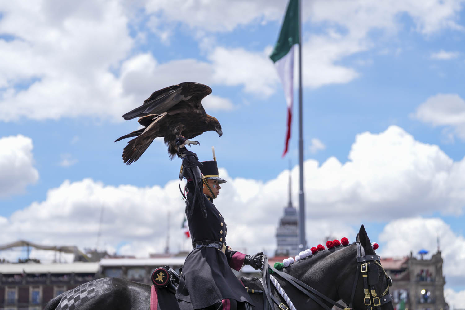 Cuauhtémoc, Ciudad de México. 16 de septiembre 2025. La presidenta constitucional de los Estados Unidos Mexicanos, la Doctora Claudia Sheinbaum Pardo  preside el Desfile Cívico Militar. Foto: /Presidencia