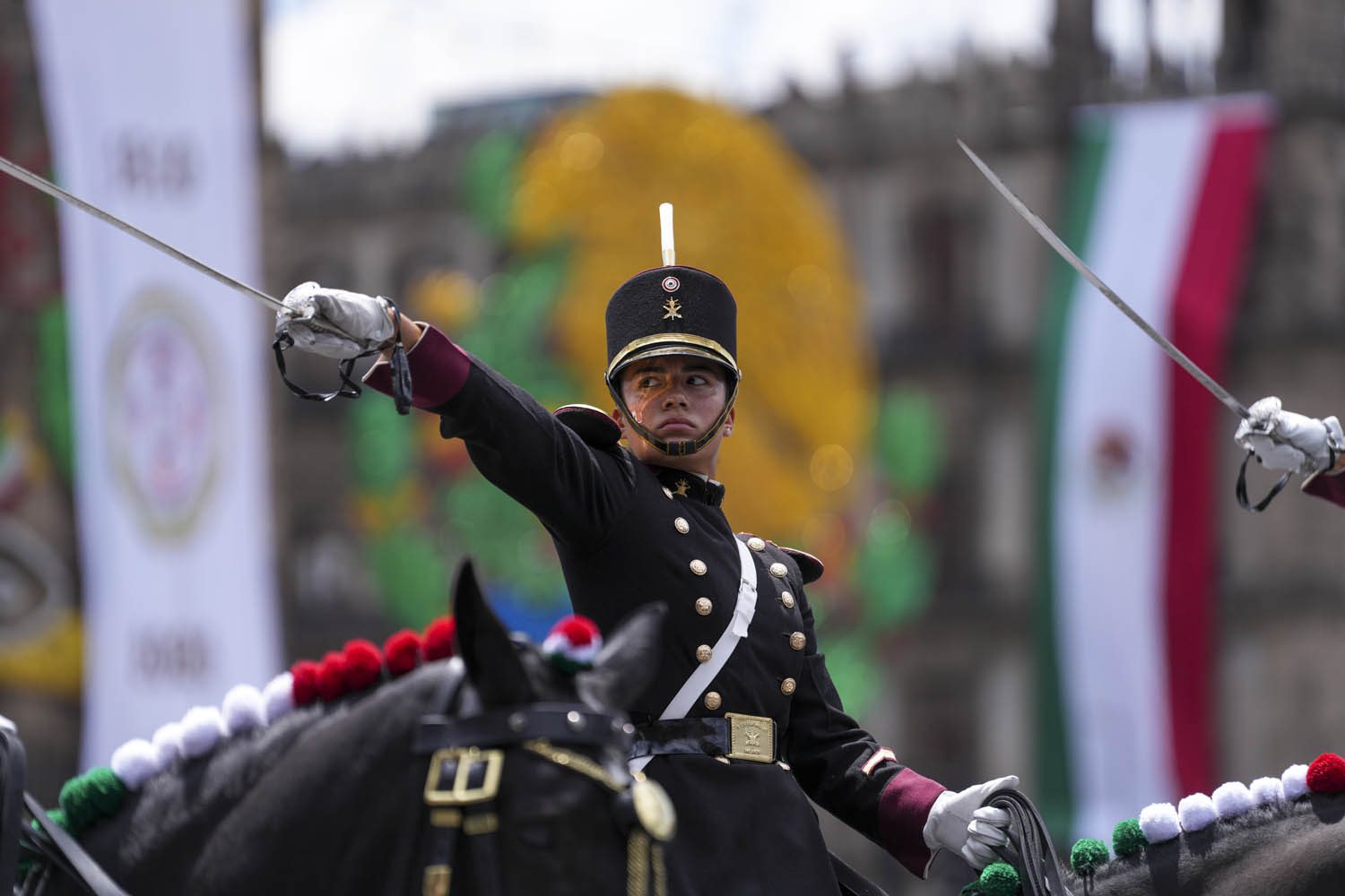 Cuauhtémoc, Ciudad de México. 16 de septiembre 2025. La presidenta constitucional de los Estados Unidos Mexicanos, la Doctora Claudia Sheinbaum Pardo  preside el Desfile Cívico Militar. Foto: /Presidencia