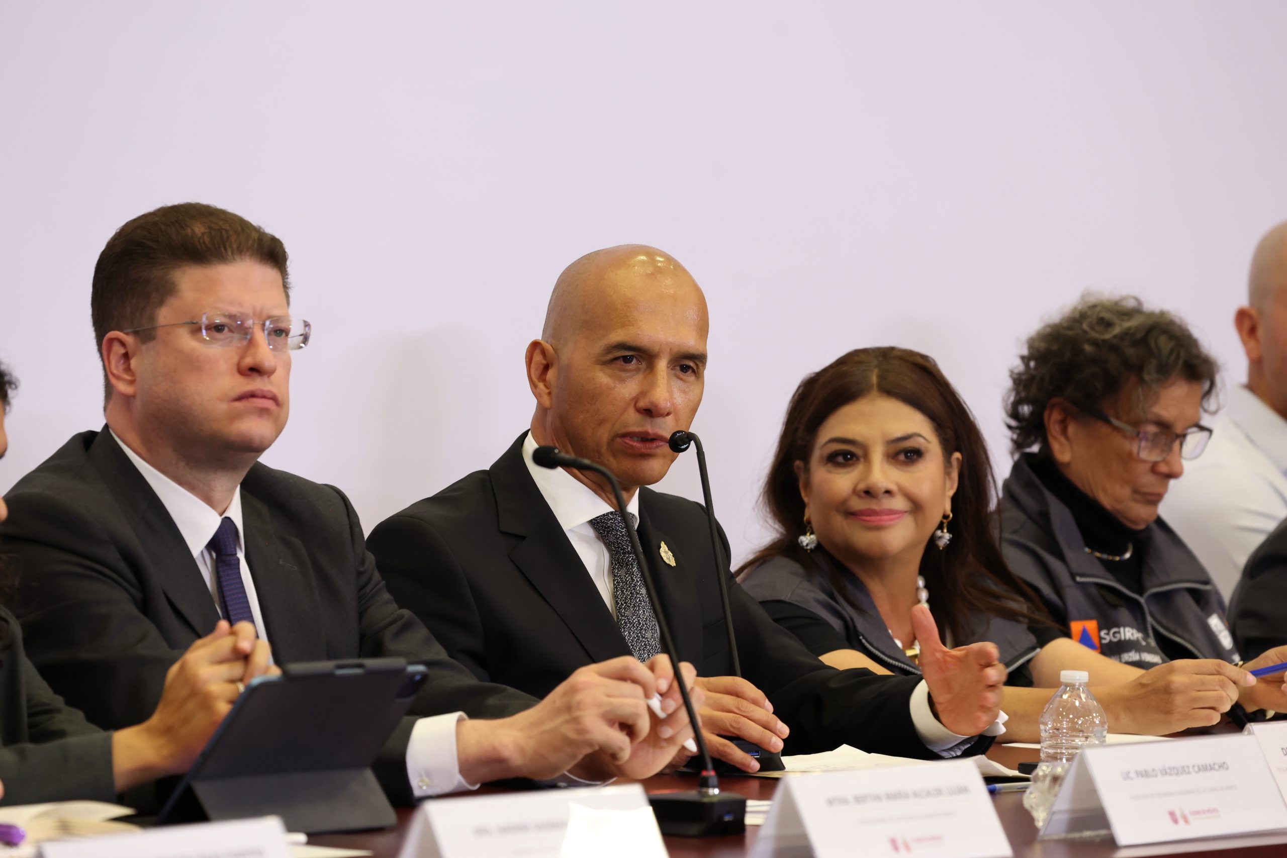 La Jefa de Gobierno de la Ciudad de México, Clara Brugada Molina, encabezó la presentación del informe del Segundo Simulacro Nacional 2025. Fotografía: La Isabel.