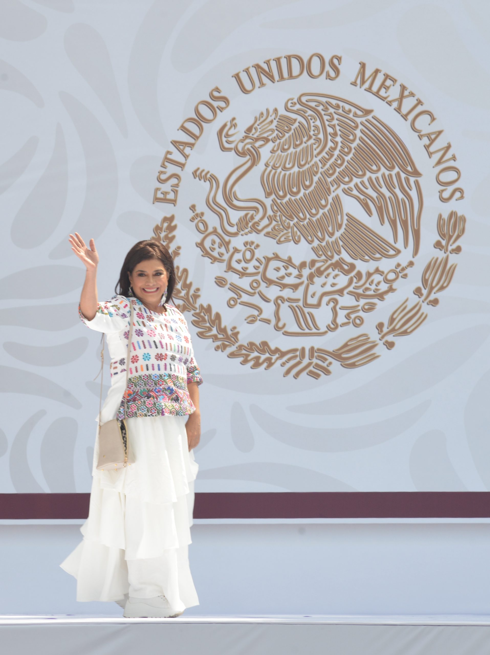 Informe de la presidenta Claudia Sheinbaum Pardo en el zócalo de la CDMX. Fotografía: La Isabel.