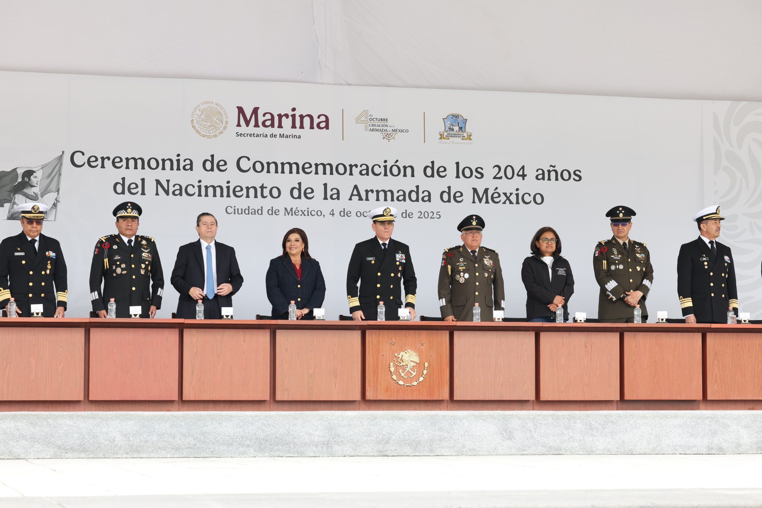 204 Aniversario de la Armada de México. Fotografía: La Isabel.