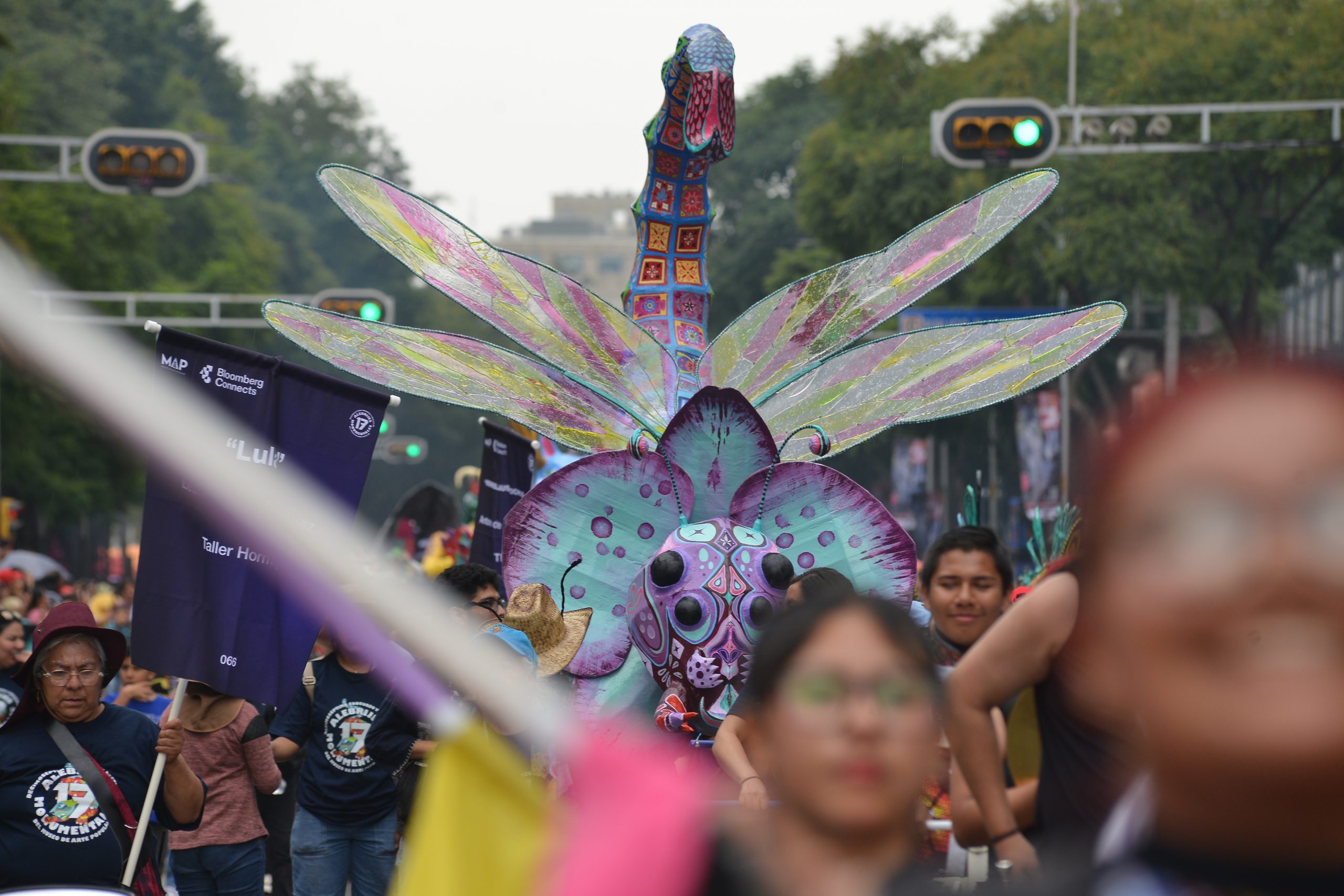 17° Desfile y Concurso de Alebrijes Monumentales del MAP. Fotografía: La -Isabel.