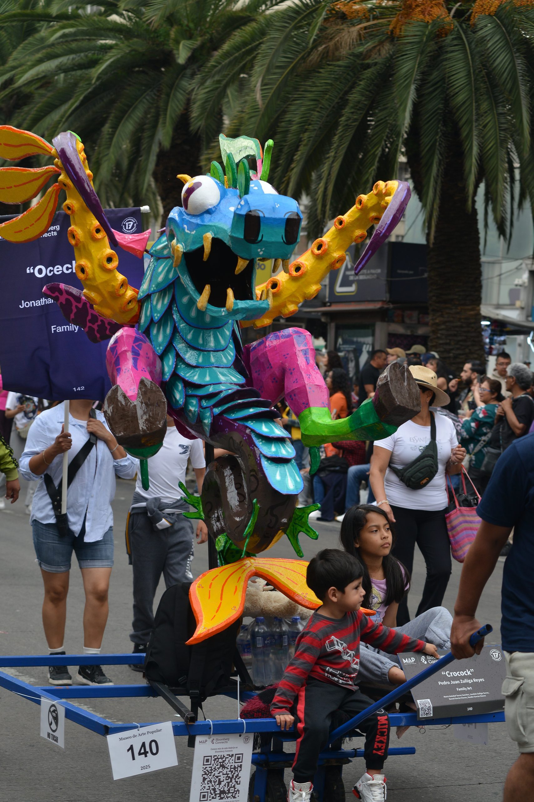 17° Desfile y Concurso de Alebrijes Monumentales del MAP. Fotografía: La -Isabel.