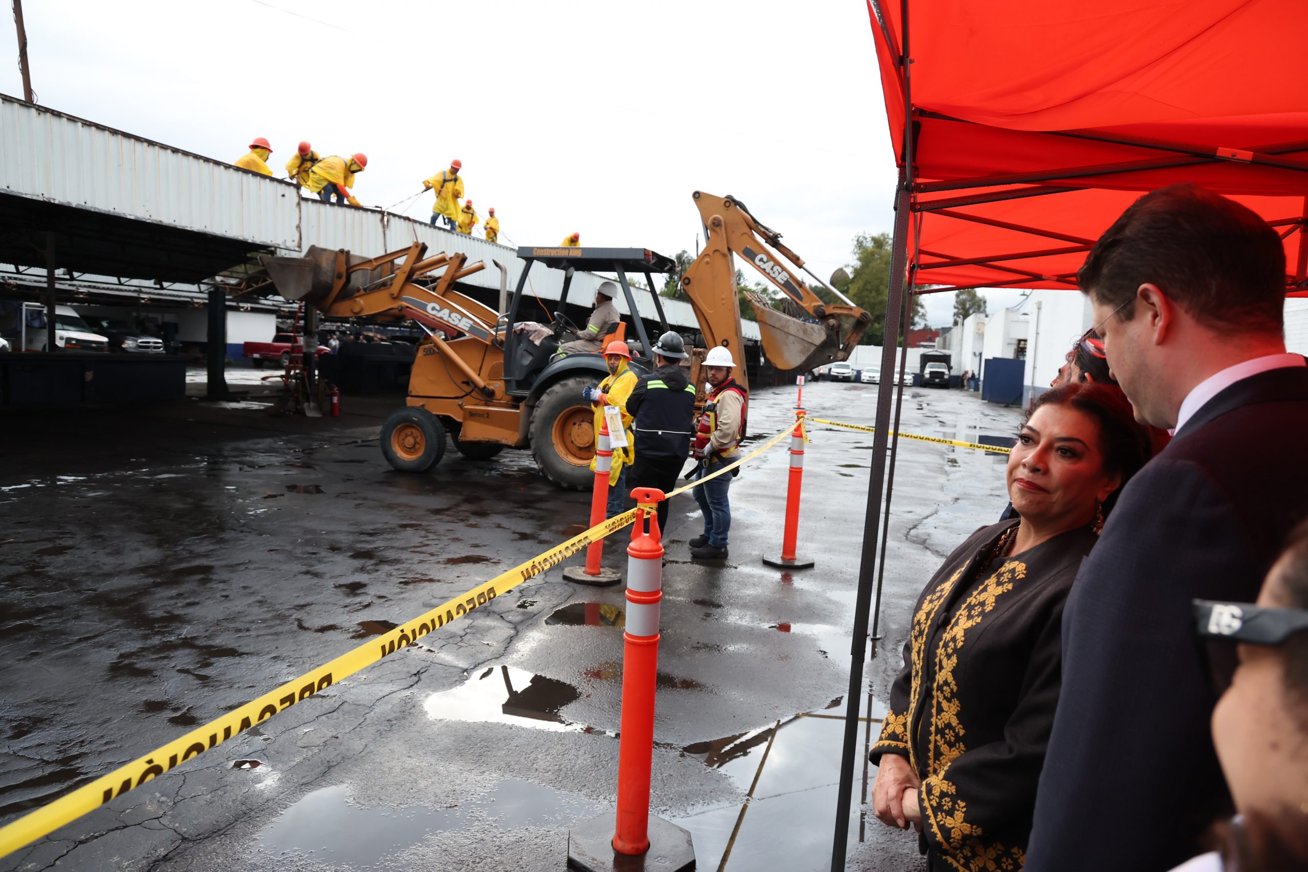 Clara Brugada encabeza el arranque de Obra para la Construcción del Hospital de la Policía de la Ciudad de México. Fotografía: La Isabel.