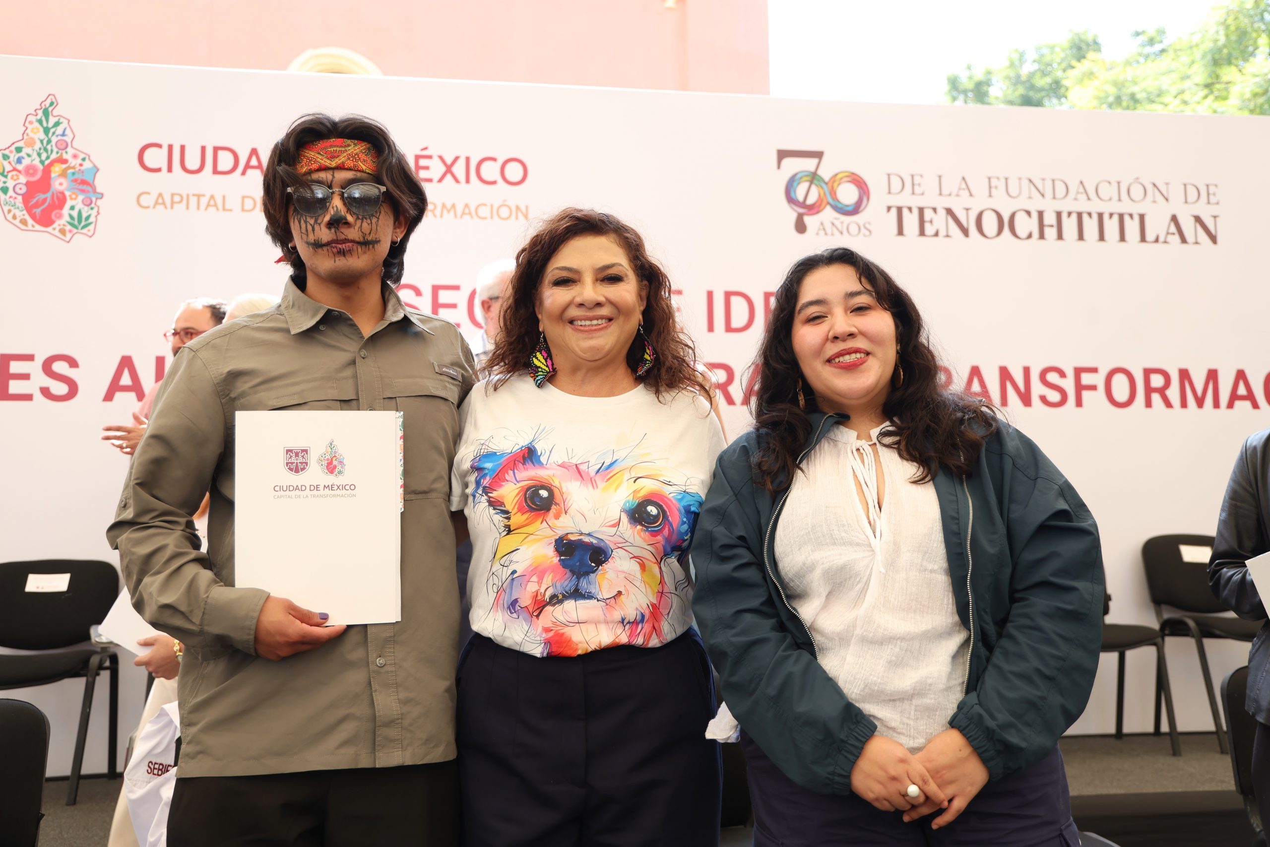 La Jefa de Gobierno de la Ciudad de México, Clara Brugada Molina, encabezó el encuentro Cosecha de Idea. Fotografía: La Isabel.