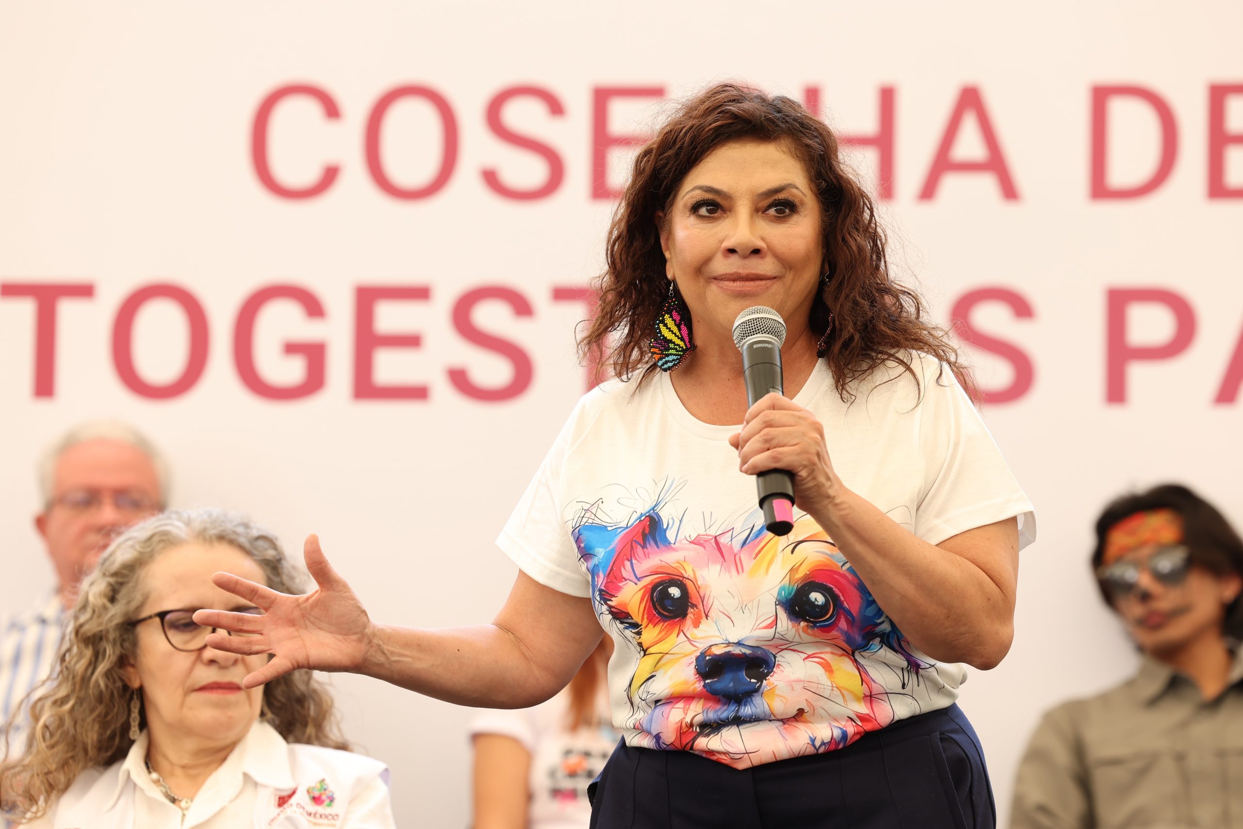 La Jefa de Gobierno de la Ciudad de México, Clara Brugada Molina, encabezó el encuentro Cosecha de Idea. Fotografía: La Isabel.