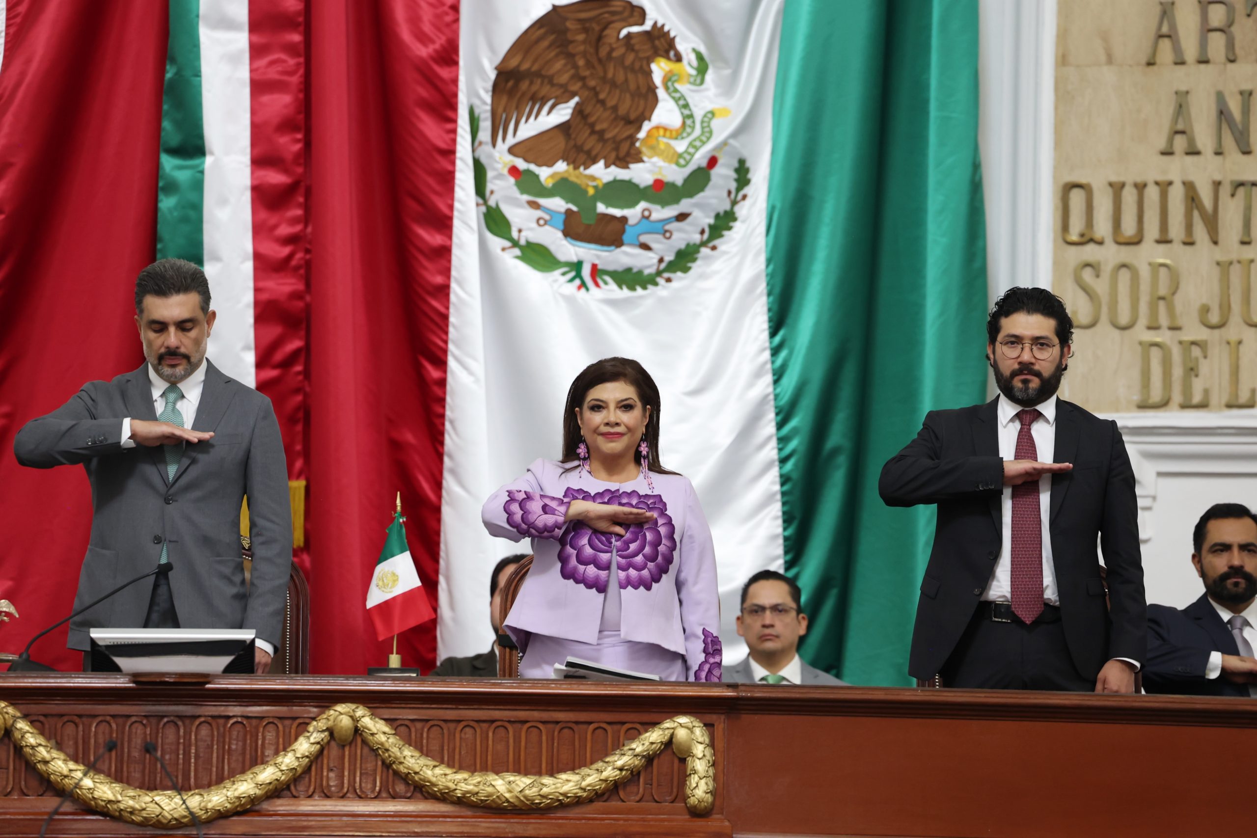 Primer Informe de Gobierno de la Jefa de Gobierno, Clara Brugada. Fotografía: La Isabel.
