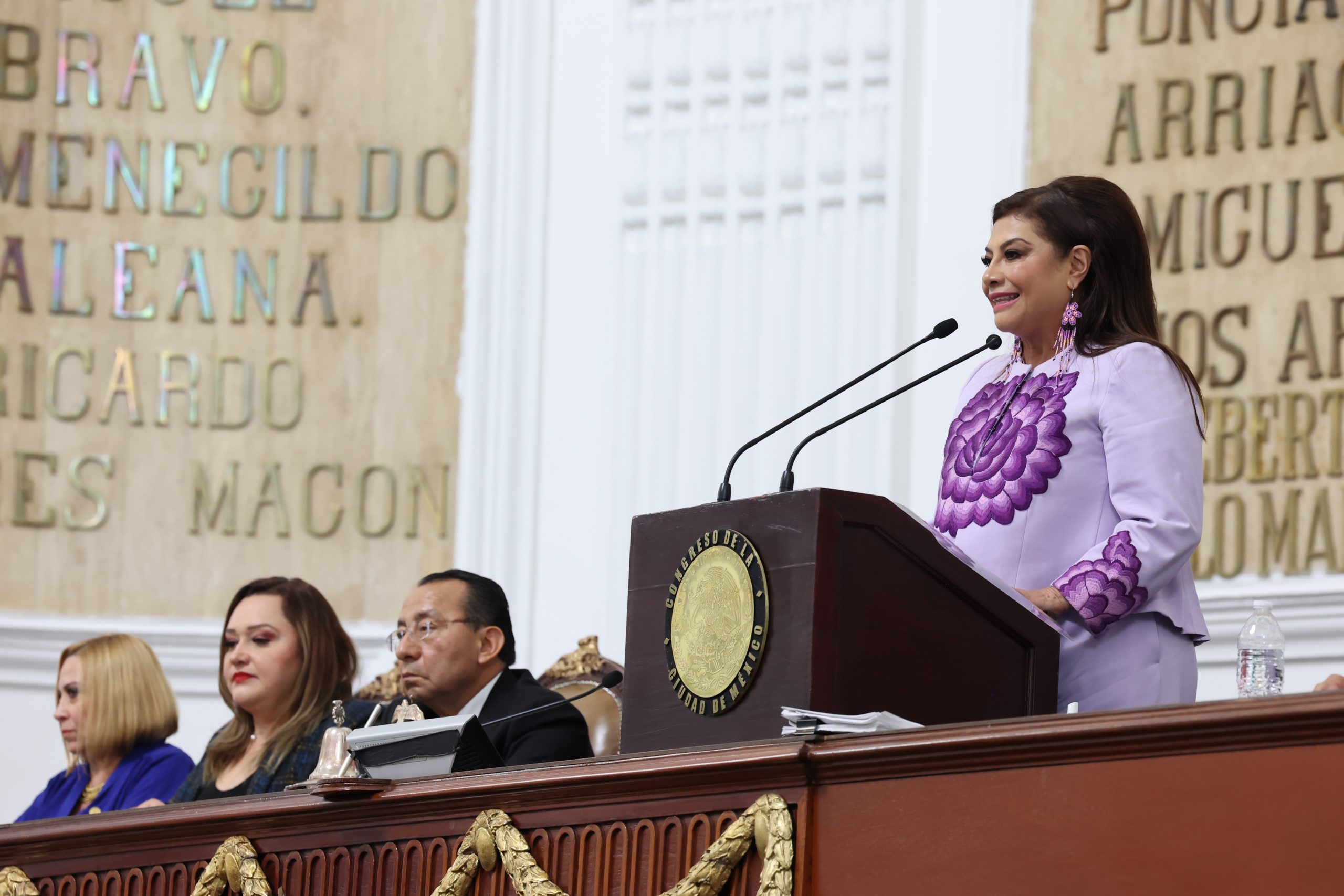 Primer Informe de Gobierno de la Jefa de Gobierno, Clara Brugada. Fotografía: La Isabel.