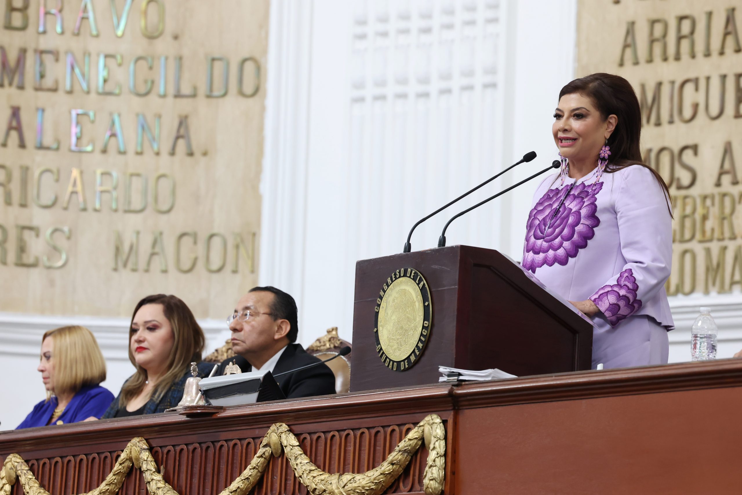 Primer Informe de Gobierno de la Jefa de Gobierno, Clara Brugada. Fotografía: La Isabel.