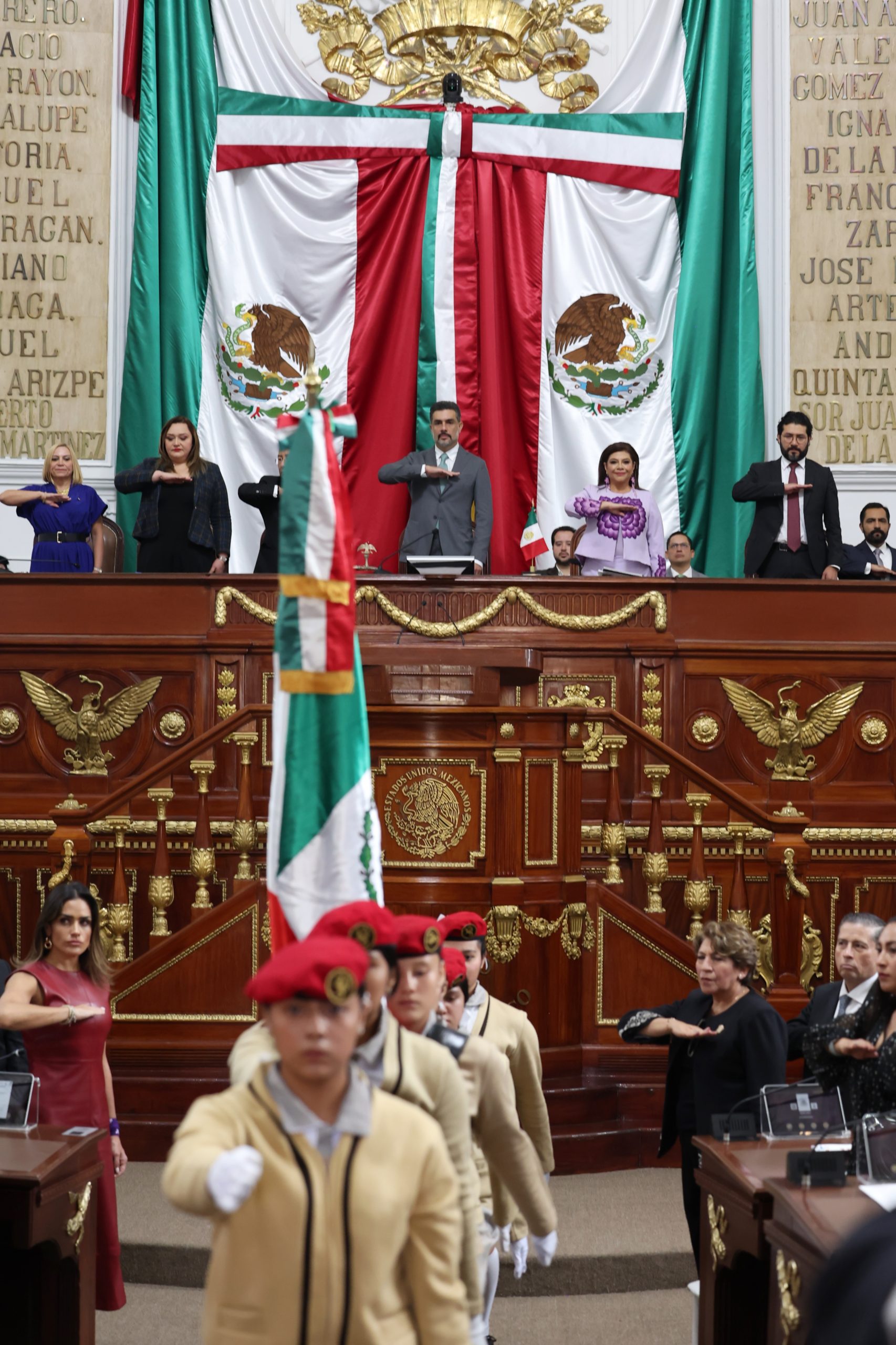 Primer Informe de Gobierno de la Jefa de Gobierno, Clara Brugada. Fotografía: La Isabel.
