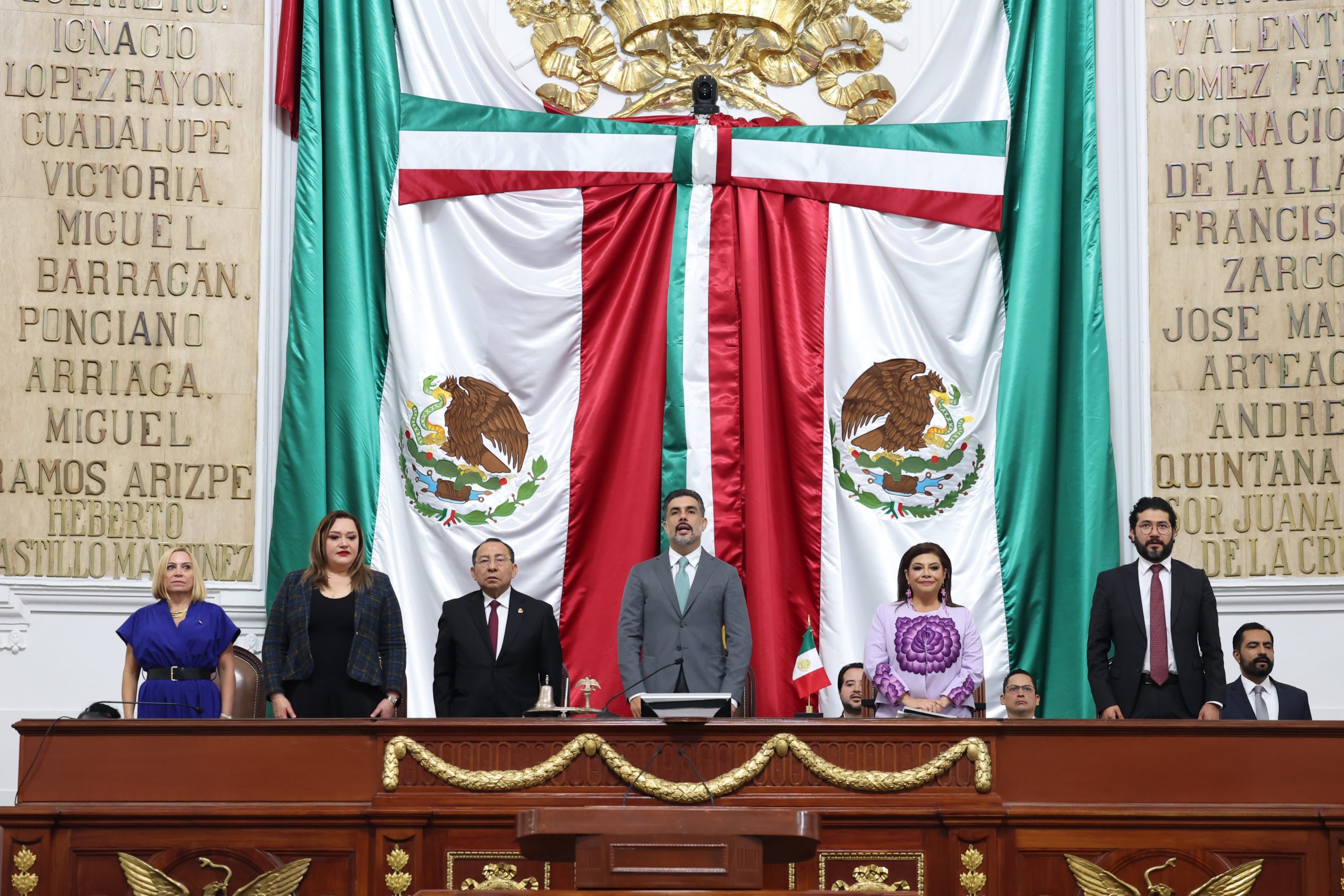 Primer Informe de Gobierno de la Jefa de Gobierno, Clara Brugada. Fotografía: La Isabel.