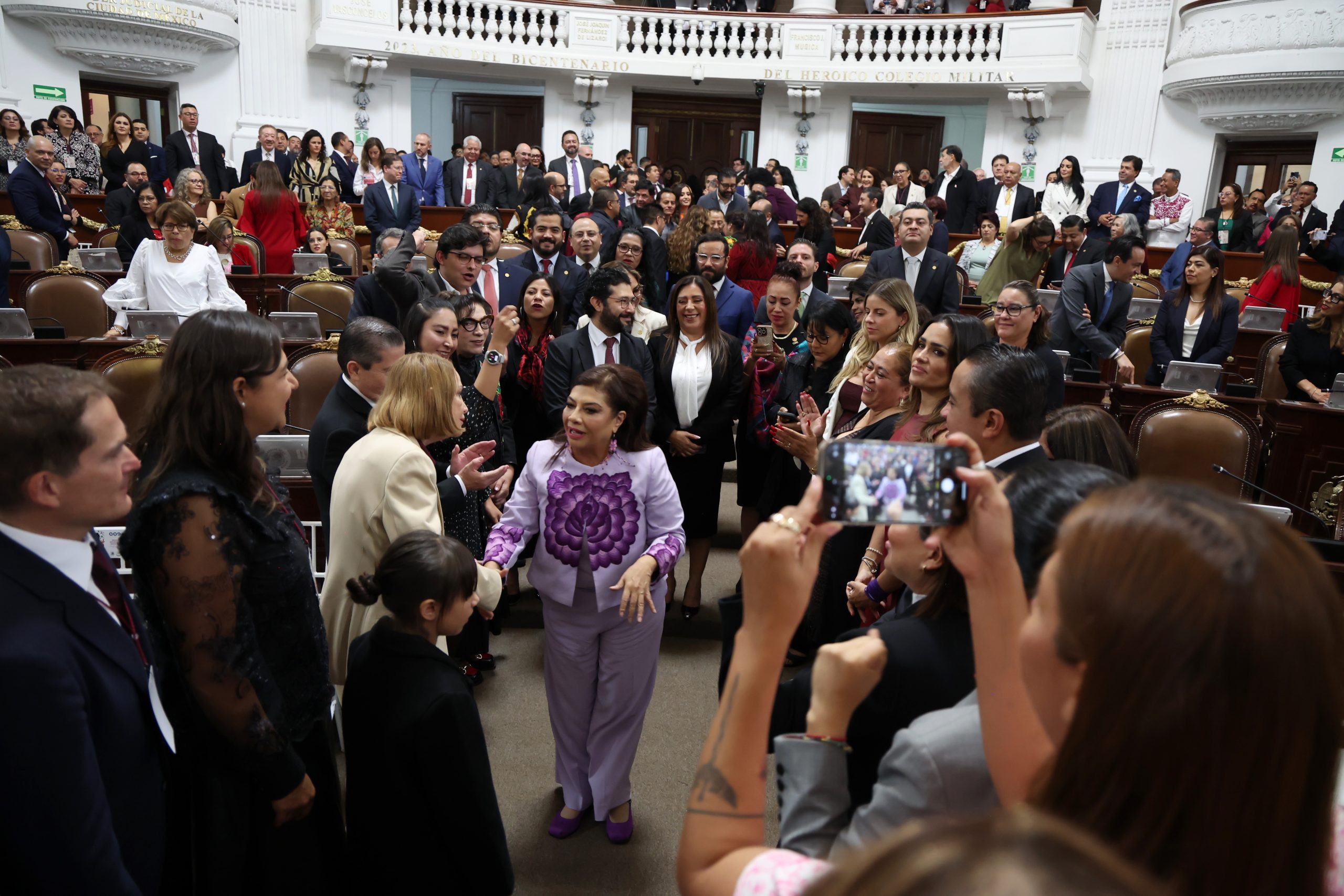 Primer Informe de Gobierno de la Jefa de Gobierno, Clara Brugada. Fotografía: La Isabel.