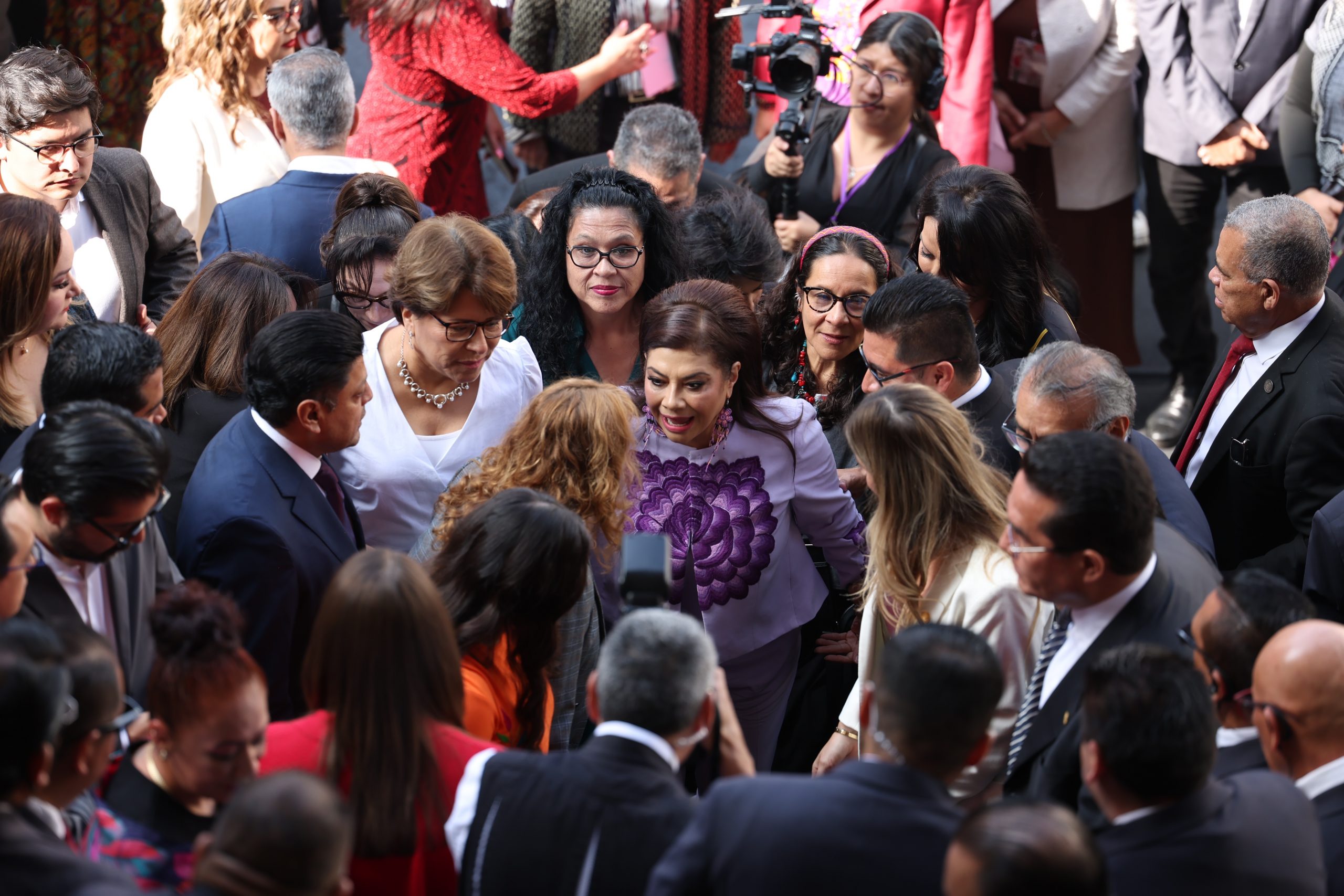 Primer Informe de Gobierno de la Jefa de Gobierno, Clara Brugada. Fotografía: La Isabel.