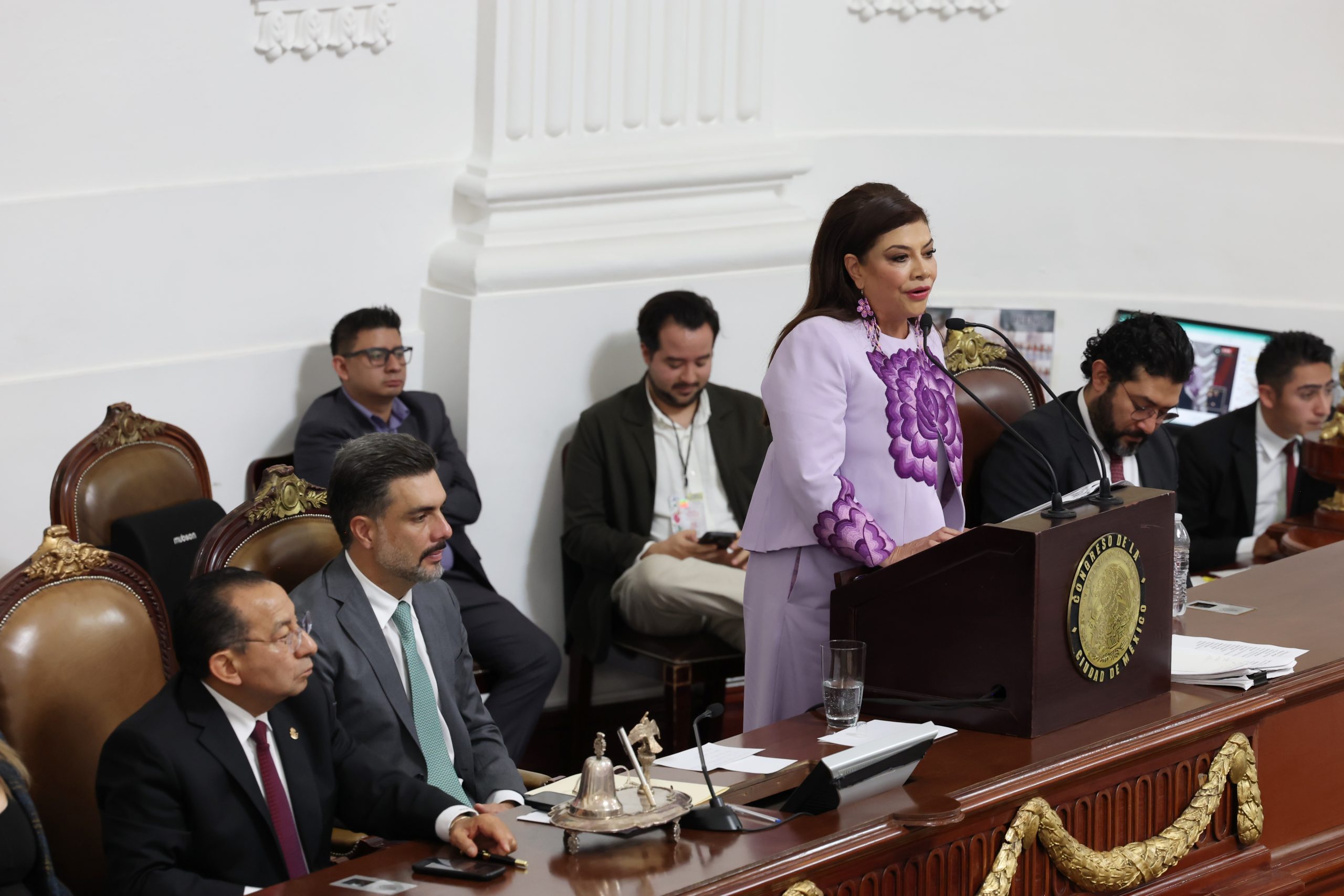 Primer Informe de Gobierno de la Jefa de Gobierno, Clara Brugada. Fotografía: La Isabel.