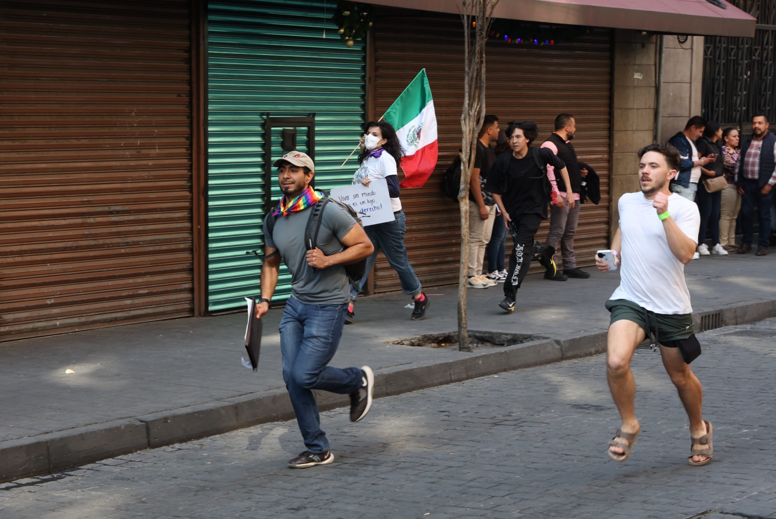 Marcha Generación Z. Fotografía: Benjamín Flores.